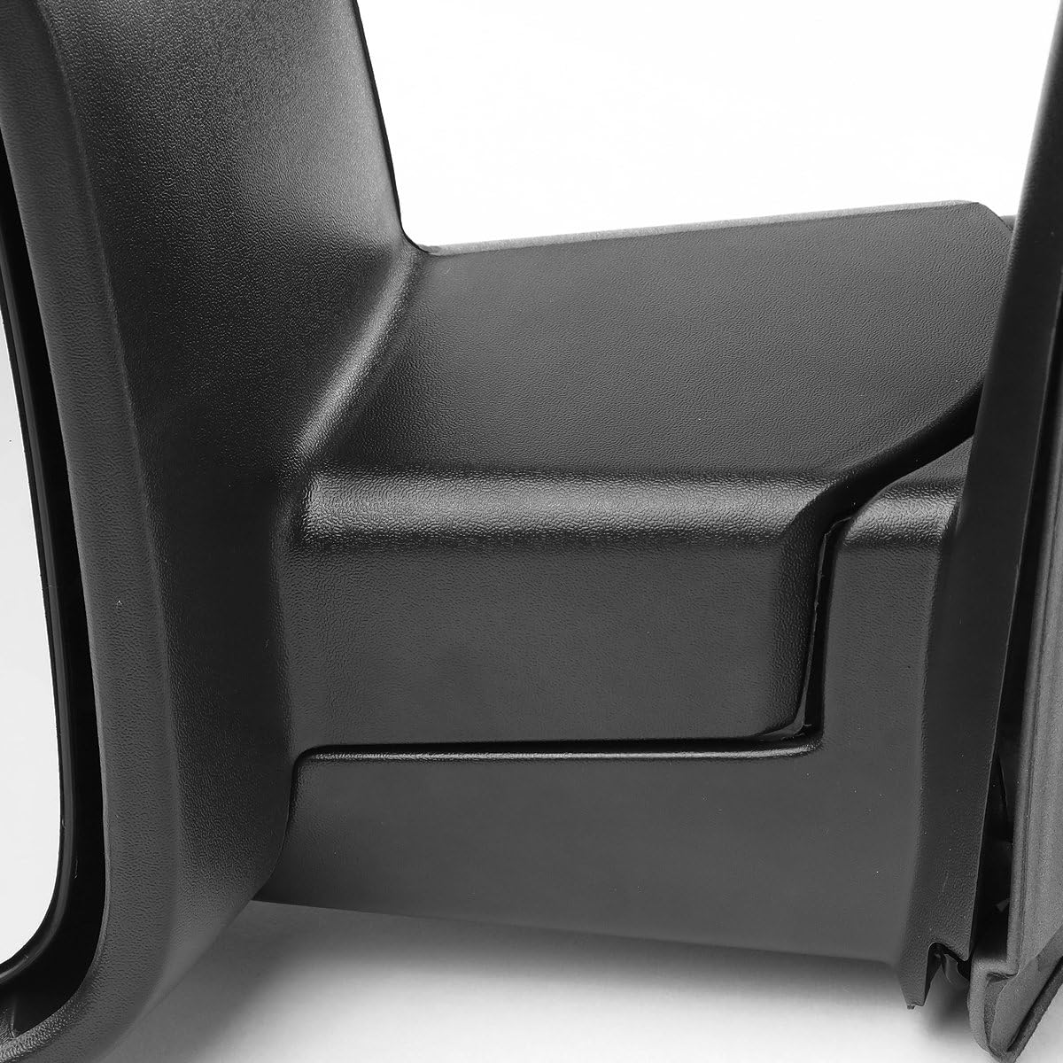 Auto Dynasty Espejo retrovisor plegable para el lado izquierdo del conductor, color negro, ajuste manual, compatible con camioneta Dodge Ram 09-16