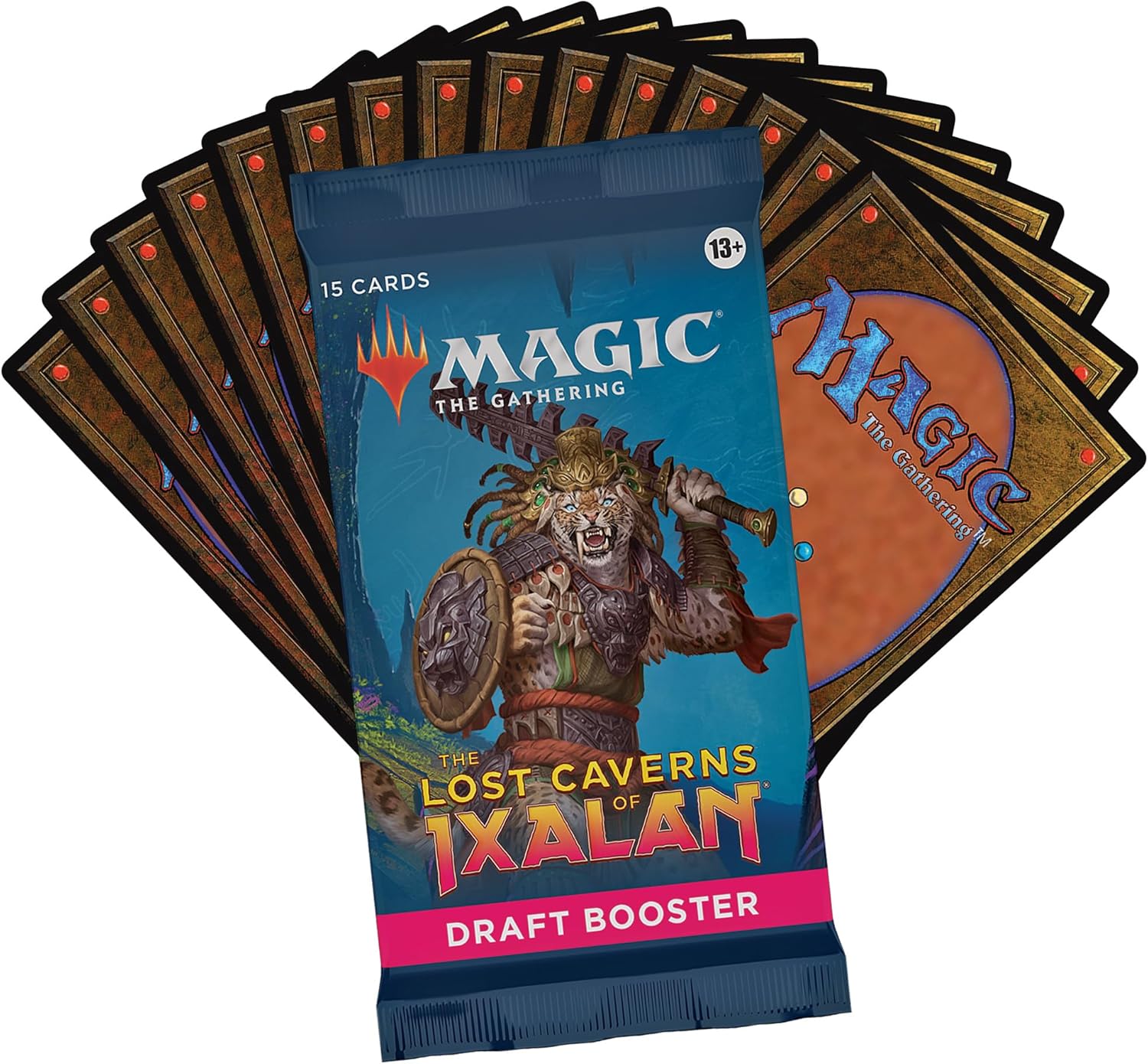 Magic The Gathering The Lost Caverns of Ixalan Draft Booster Box – 36 paquetes + 1 tarjeta de decoración (541 cartas mágicas)