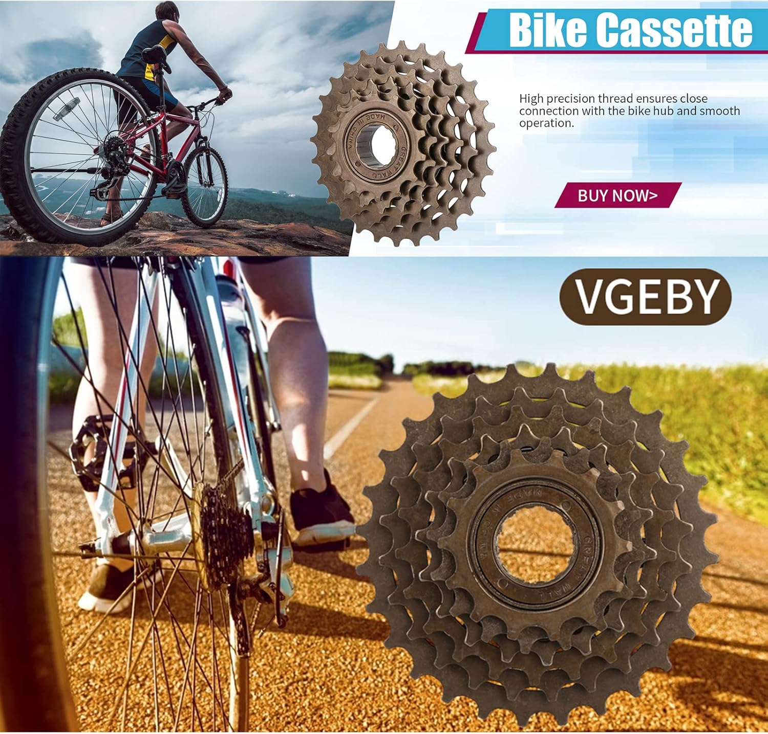 Rueda libre de 7 velocidades, rueda libre de 6 velocidades, piñón de casete de rueda libre 6 velocidades 14T-28T accesorio de repuesto para