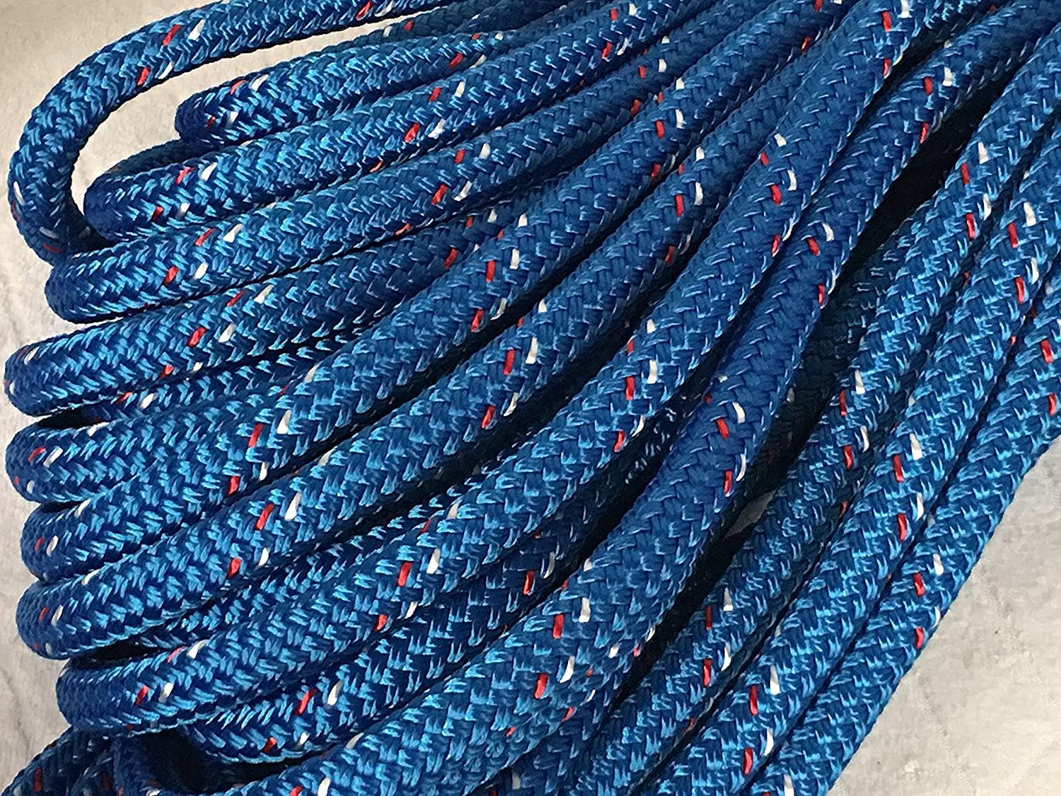 Yacht Braid Premium Cuerda de poliéster 12 pulgada, azul (100 pies)