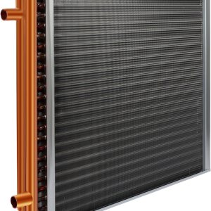 Intercambiador de calor de agua a aire 24×24 con puertos de cobre de 1 pulgada Bobina de agua caliente para calefacción de aire forzado, hornos de Intercambiador de calor de agua a aire 24×24 con puertos de cobre de 1 pulgada Bobina de agua caliente para calefacción de aire forzado, hornos de