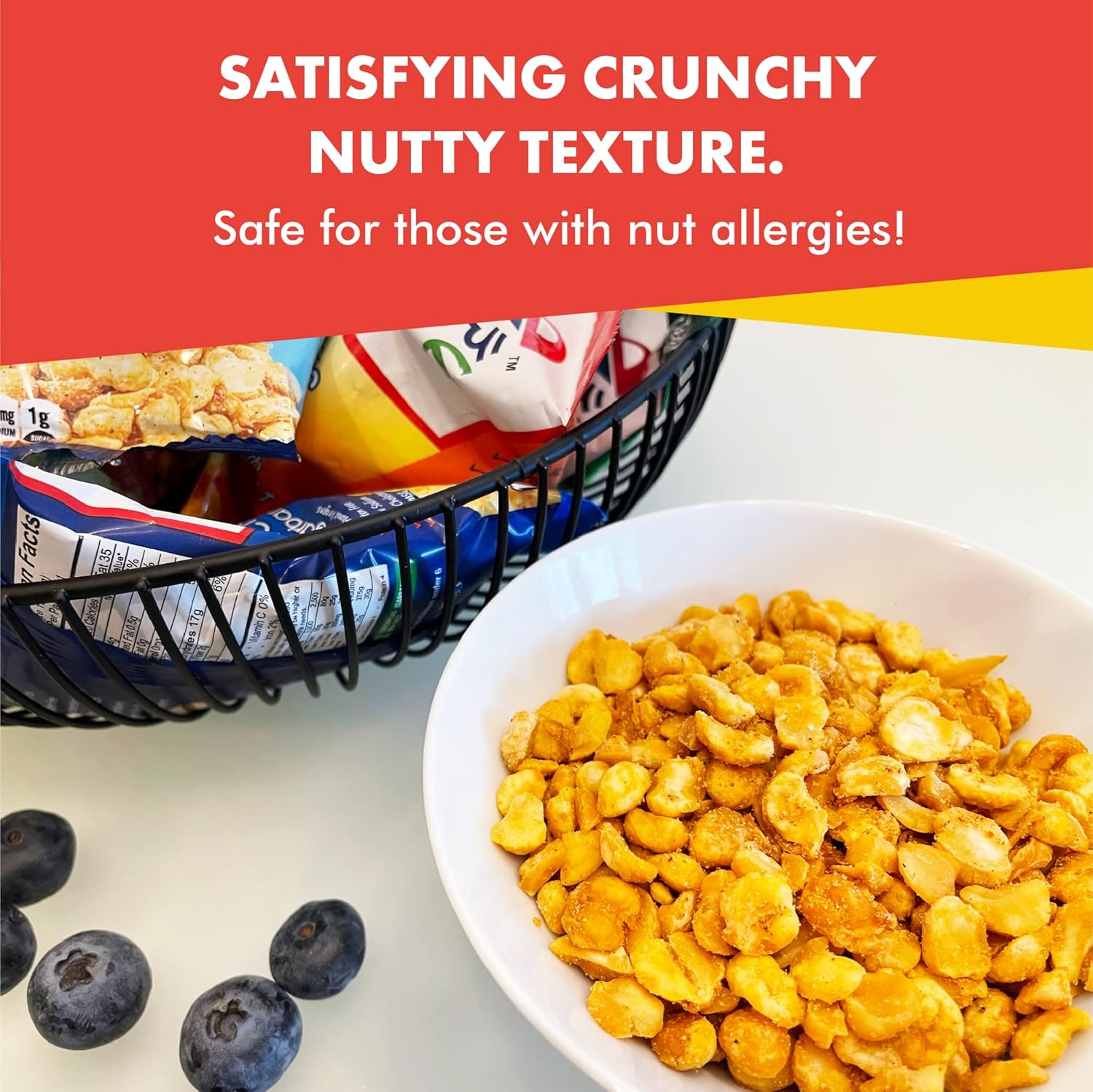 Feel Festive – 12 unidades de frijoles garbanzos de garbanzo con miel, crujientes y equilibrados, sin macro nueces, paquete múltiple – Sin OMG