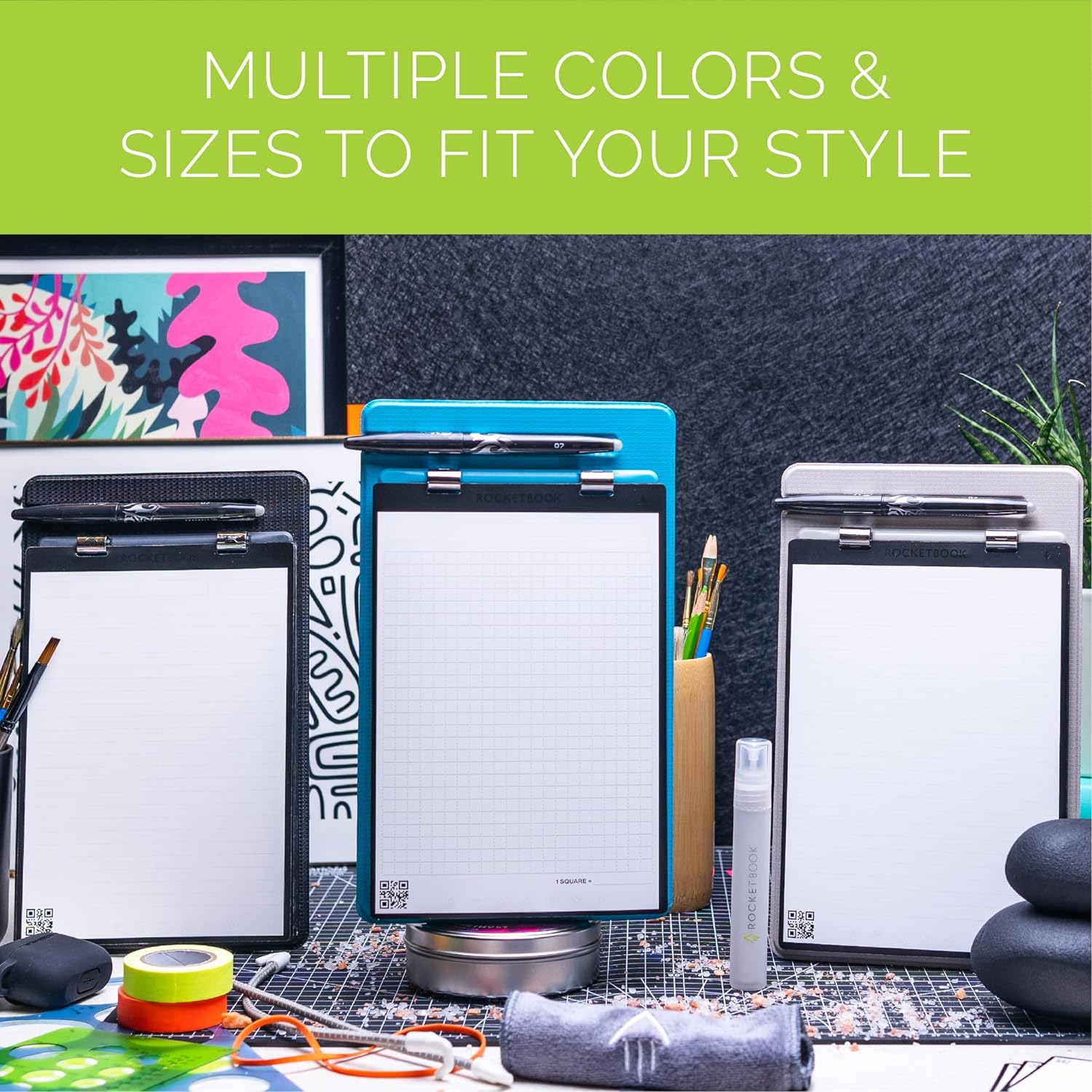 Rocketbook Orbit Letter Page Pack Smart reutilizable Legal Pad Planificador semanal - Imagen 8