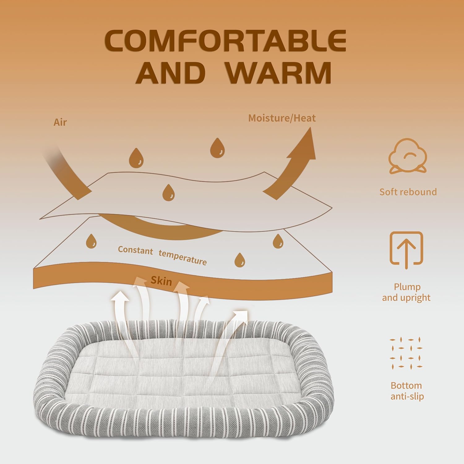 Tapete de enfriamiento para mascotas, impermeable, lona de algodón y lino, almohadillas de hielo lavables de verano para gatos y perros pequeños,