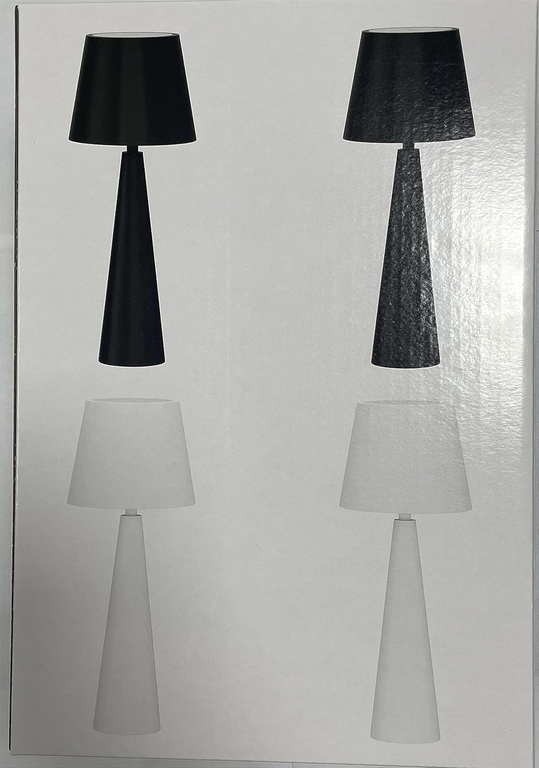 Moderna lámpara de mesa LED inalámbrica con sensor táctil, luz de mesa impermeable IP54 para exteriores, lámparas de mesa LED portátiles blancas,