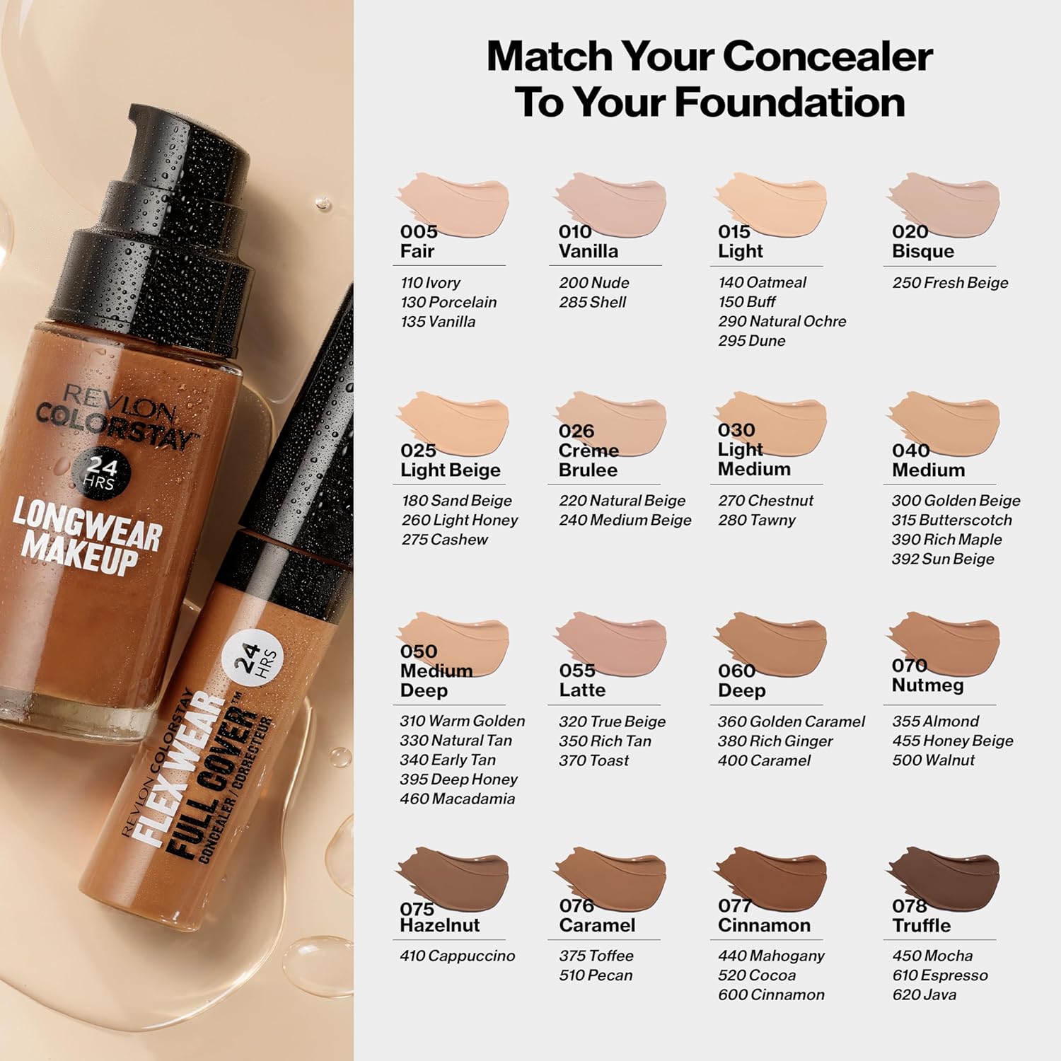 Revlon Colorstay – Maquillaje líquido para piel normal y seca, Paquete de 2