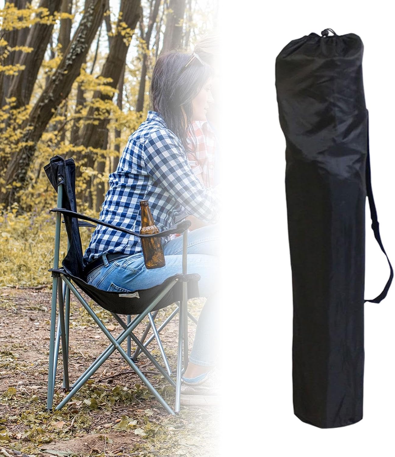 Bolsas de transporte plegables para silla de nailon, bolsa de transporte plegable Longue para silla de campamento, bolsa de repuesto para viajes,