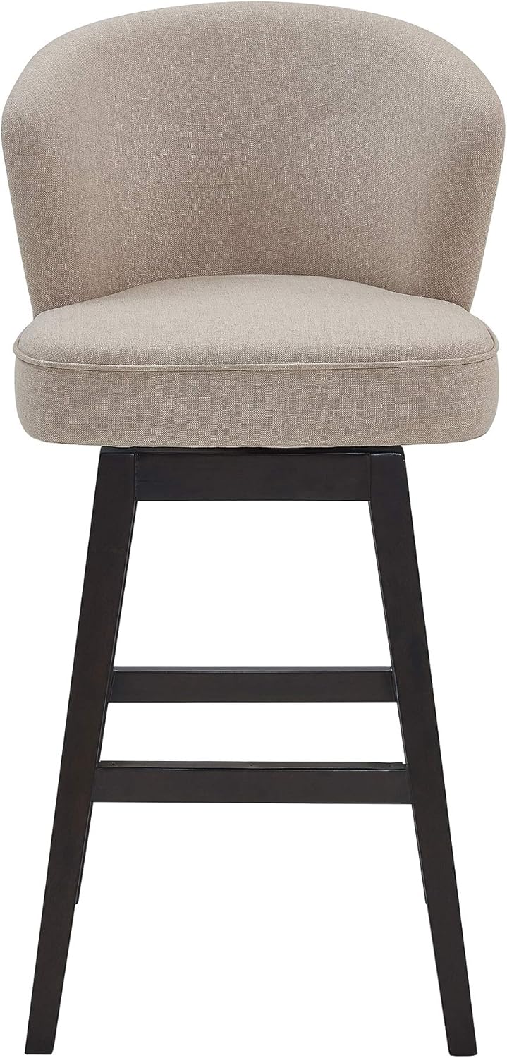 Armen Living Brandy – Taburete giratorio de madera