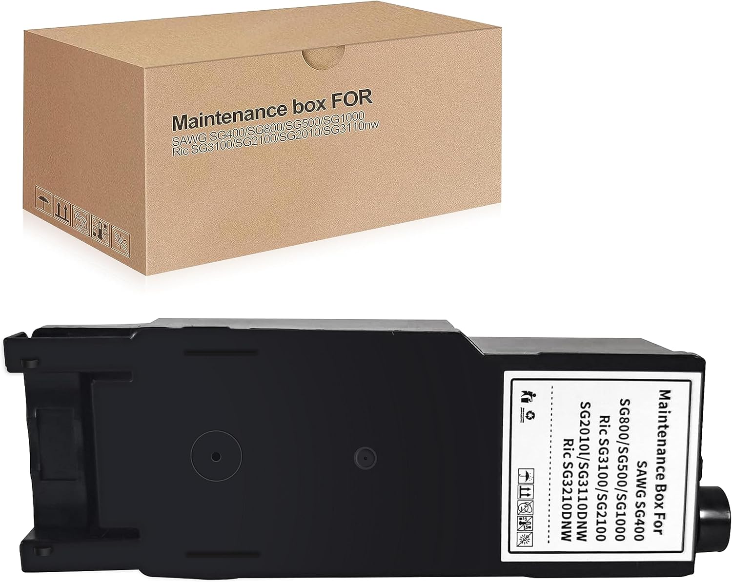 Unidad colectora de tinta residual Cartucho de mantenimiento de tinta residual para SAWGRASS SG400 SG800 SG500 SG1000 Ricoh GC41 Depósito de tinta