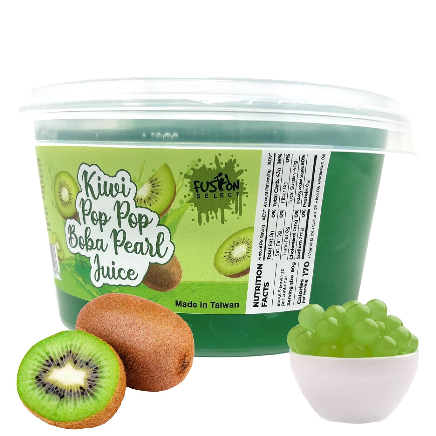Fusion Select – Perlas boba explosiva para aderezar té frutal