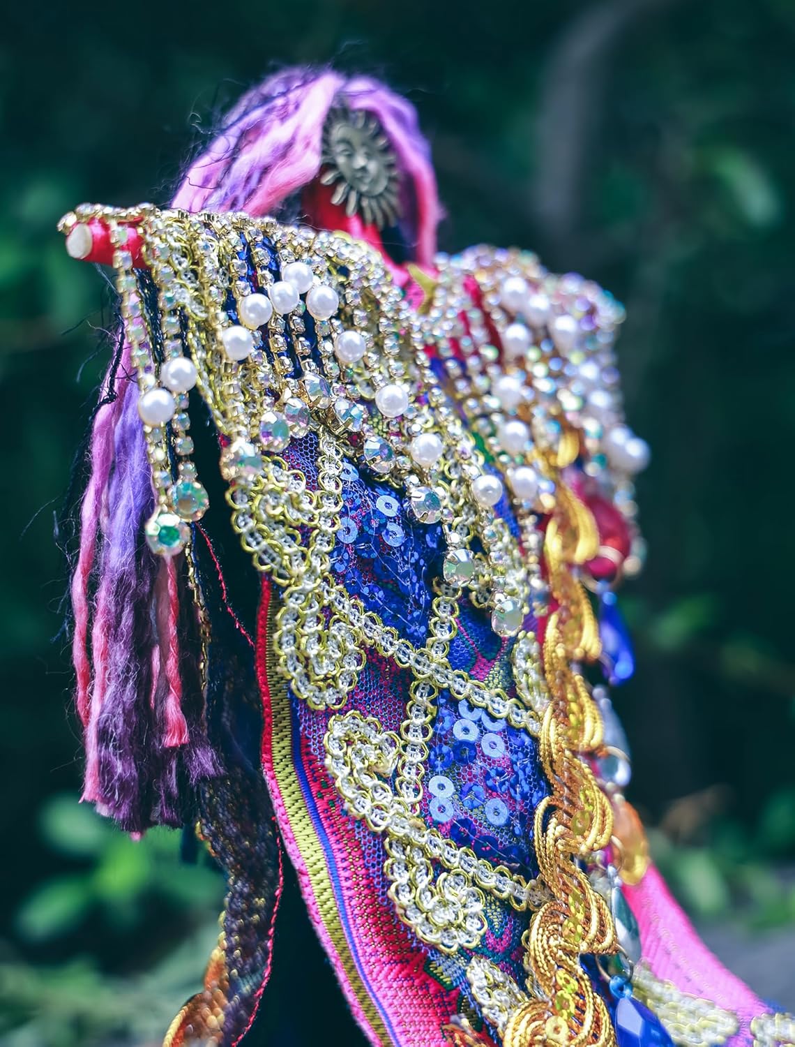 Spirit Doll – Muñeca de arte hecha a mano, muñeca de arte tribal hecha a mano, muñeca bohemia, muñeca curativa, diosa, espíritu de la tierra,
