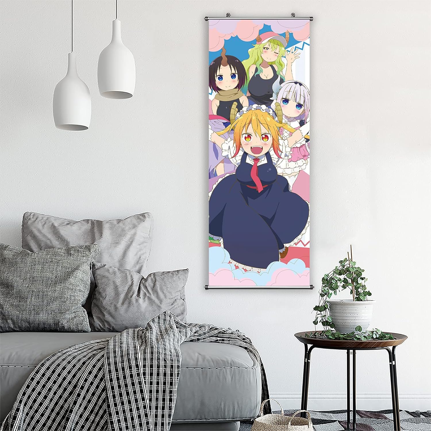 CosInStyle Póster de pergamino de anime  Impresiones de tela 39.4 in x 15.7 in  Regalo de temática de anime premium y artístico  Manga japonesa