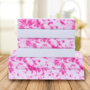 Elegant Comfort Juego de sábanas suaves de lujo con patrón de teñido anudado de 1500 hilos, percal de calidad egipcia, microfibra suave, resistente Elegant Comfort Juego de sábanas suaves de lujo con patrón de teñido anudado de 1500 hilos, percal de calidad egipcia, microfibra suave, resistente