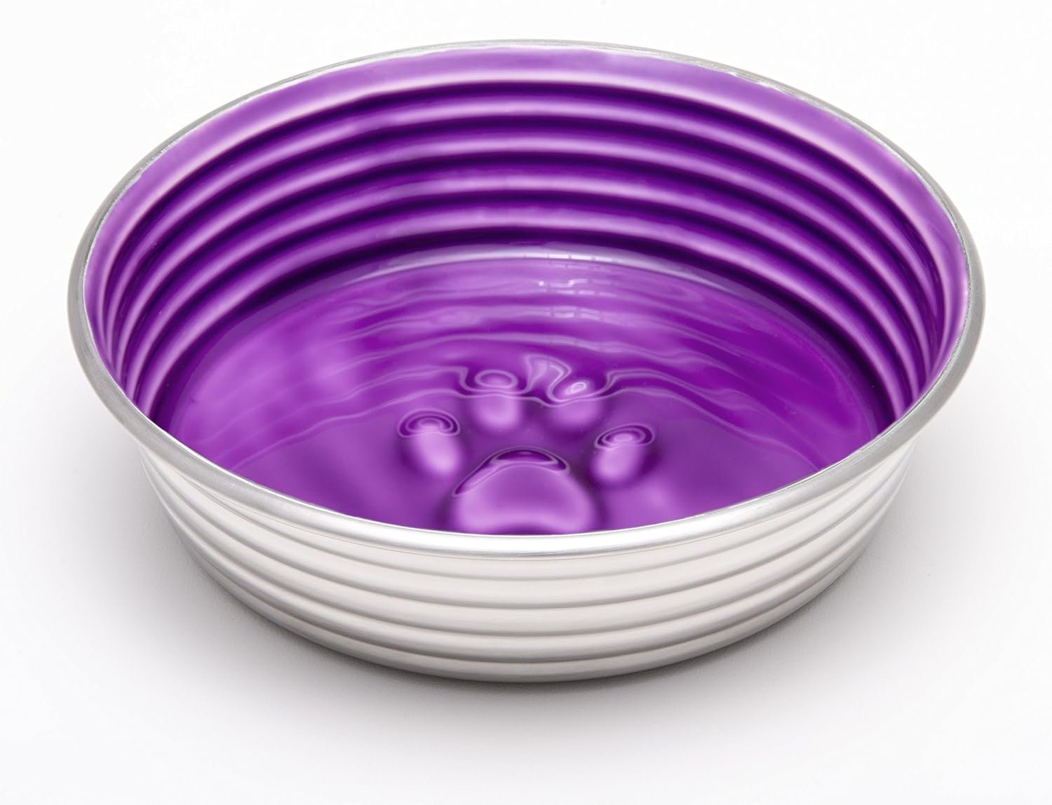 Loving Pets – Le BOL – Cuenco de cerámica esmaltada para perros y agua, de acero inoxidable, sin punta, antideslizante y a prueba de derrames