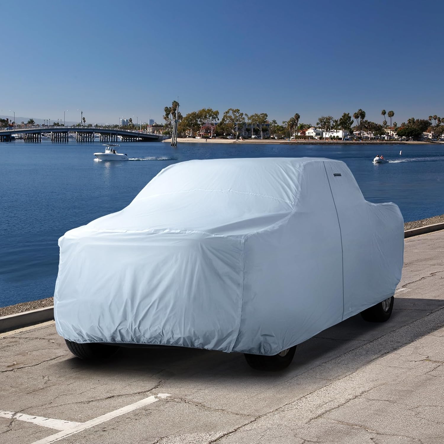iCarCover Funda prémium para camioneta Ford F-250 1973-1986 Regular Cab de 8 pies de largo, impermeable, para todo tipo de clima, lluvia, nieve, UV,