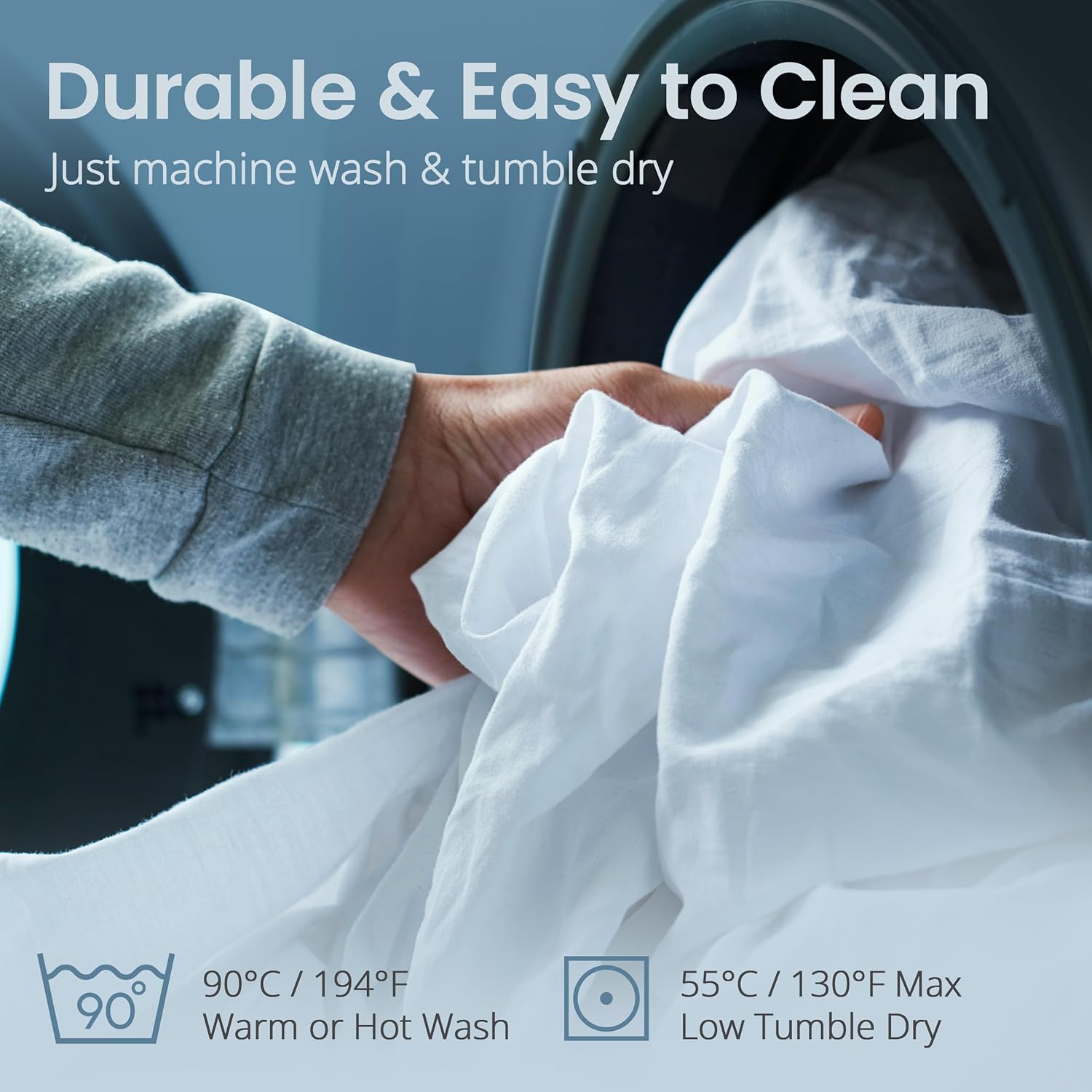 Protector de colchón impermeable hipoalergénico SafeRest Premium Libre de Vinilo PVC y ftalato - Imagen 8