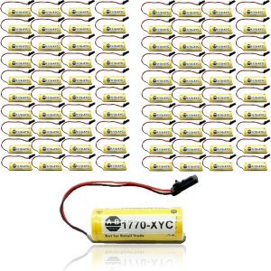 * (80-Pack) 1770-XYC Batería de litio 3V 1800mAh Reemplazo para 1770-XYCA 1770-XYB 1756-BA1, para Allen Bradley 1770-XYC * (80-Pack) 1770-XYC Batería de litio 3V 1800mAh Reemplazo para 1770-XYCA 1770-XYB 1756-BA1, para Allen Bradley 1770-XYC