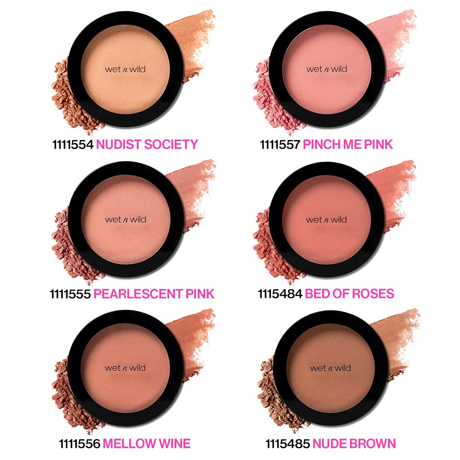 wet n wild Color Icon – Rubor, brillo sin esfuerzo y mezcla sin costuras impregnado con aceite de jojoba lujosamente suave, acabado transparente con