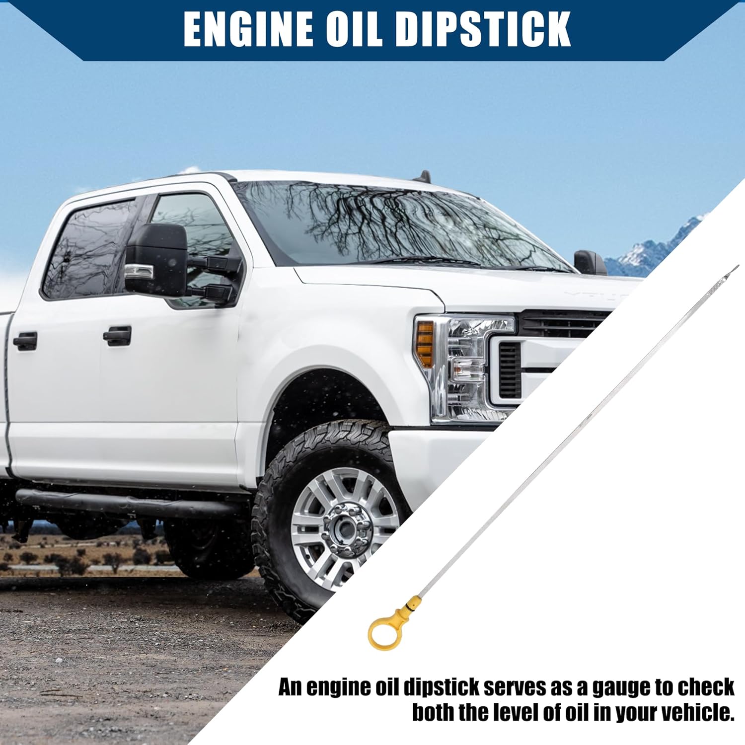 No.BR3Z-6750-AVarilla de nivel de aceite para Ford F-150 2011-2014 para Mustang 2011-2014  Varilla de nivel de aceiteduraderametal1 unidadtono