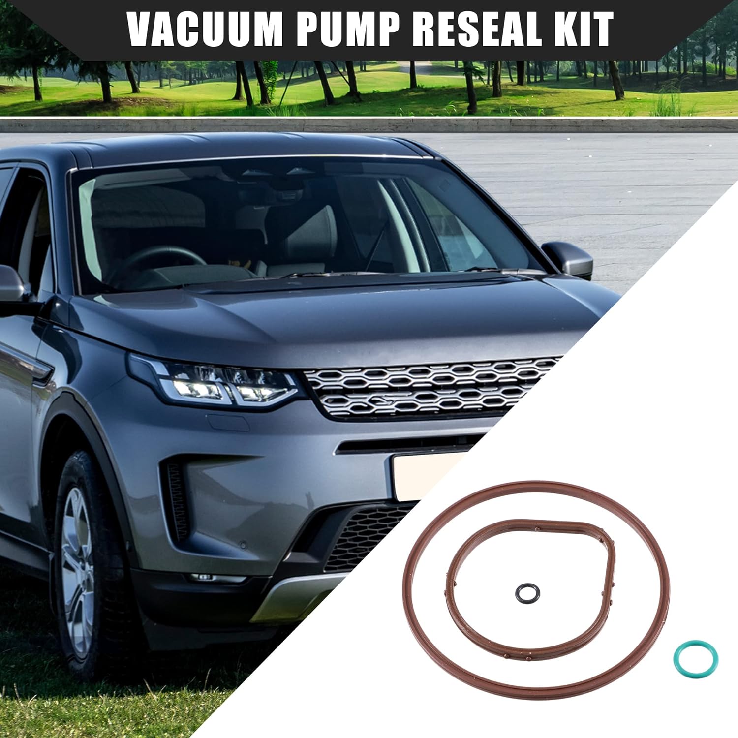 Kit de sellado de bomba de vacío de 5.0 L para Land Rover Discovery 2017-20203.0L juntas de bomba de vacío para Jaguar F-Pace 2017-2020