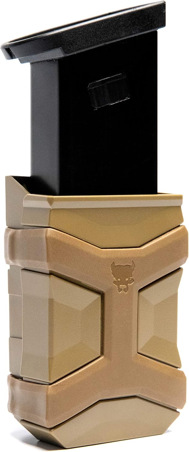 Universal Mag Carrier Gen 2, bolsa Mag de pila simple o doble, funda OWB o IWB Mag, ambidiestro, bolsa Mag para cinturón, compatible con Glock 0.354