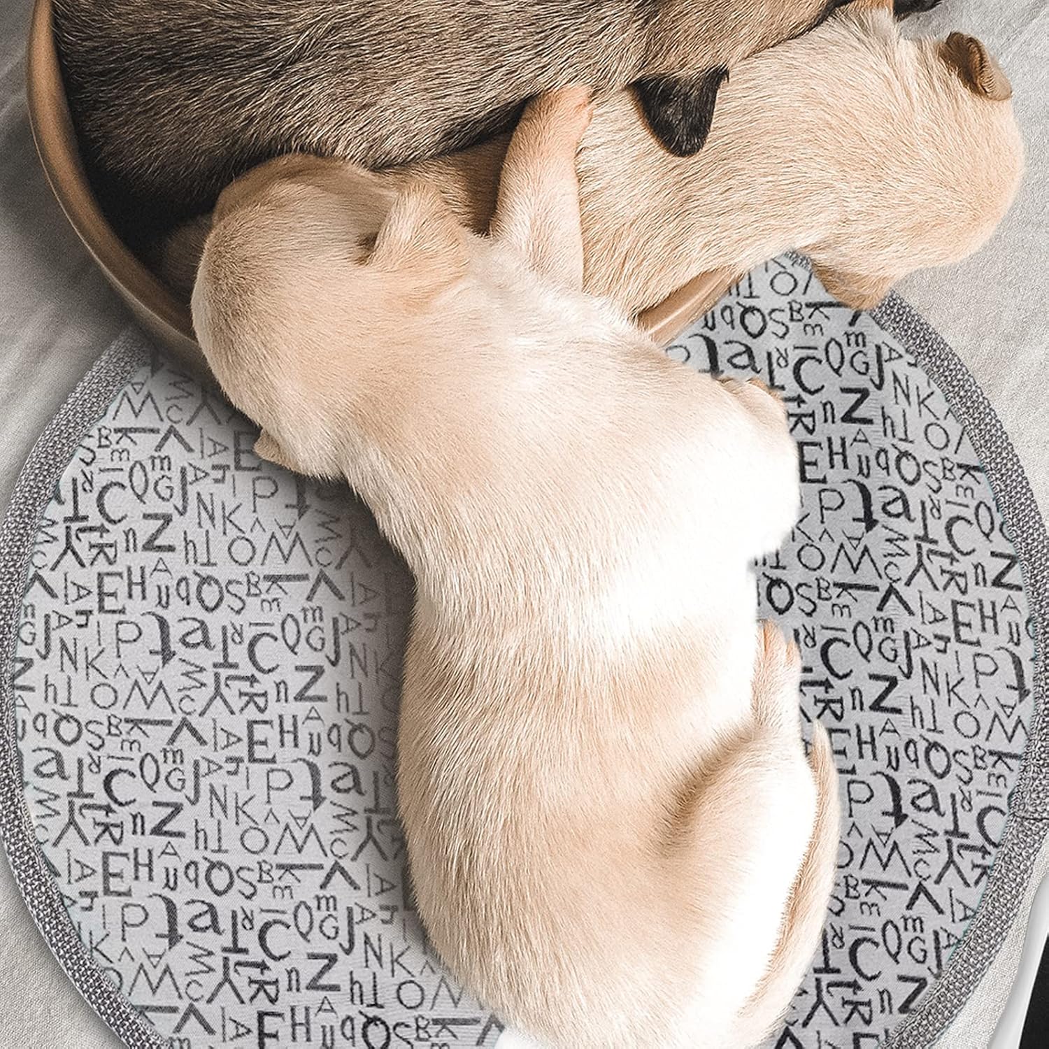 Bestio Almohadilla térmica para gatos, almohadilla térmica para perros de 15 pulgadas, almohadilla térmica eléctrica para cachorros con termostato