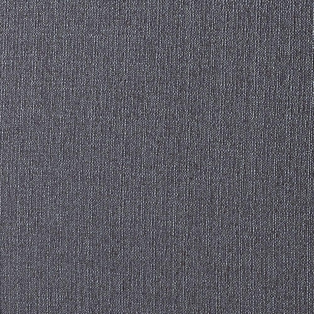 24KF Middle Century – Cabecera capitonada tapizada en lino con clavos de latón antiguo, cabecera Queen  Matrimonial, color gris oscuro