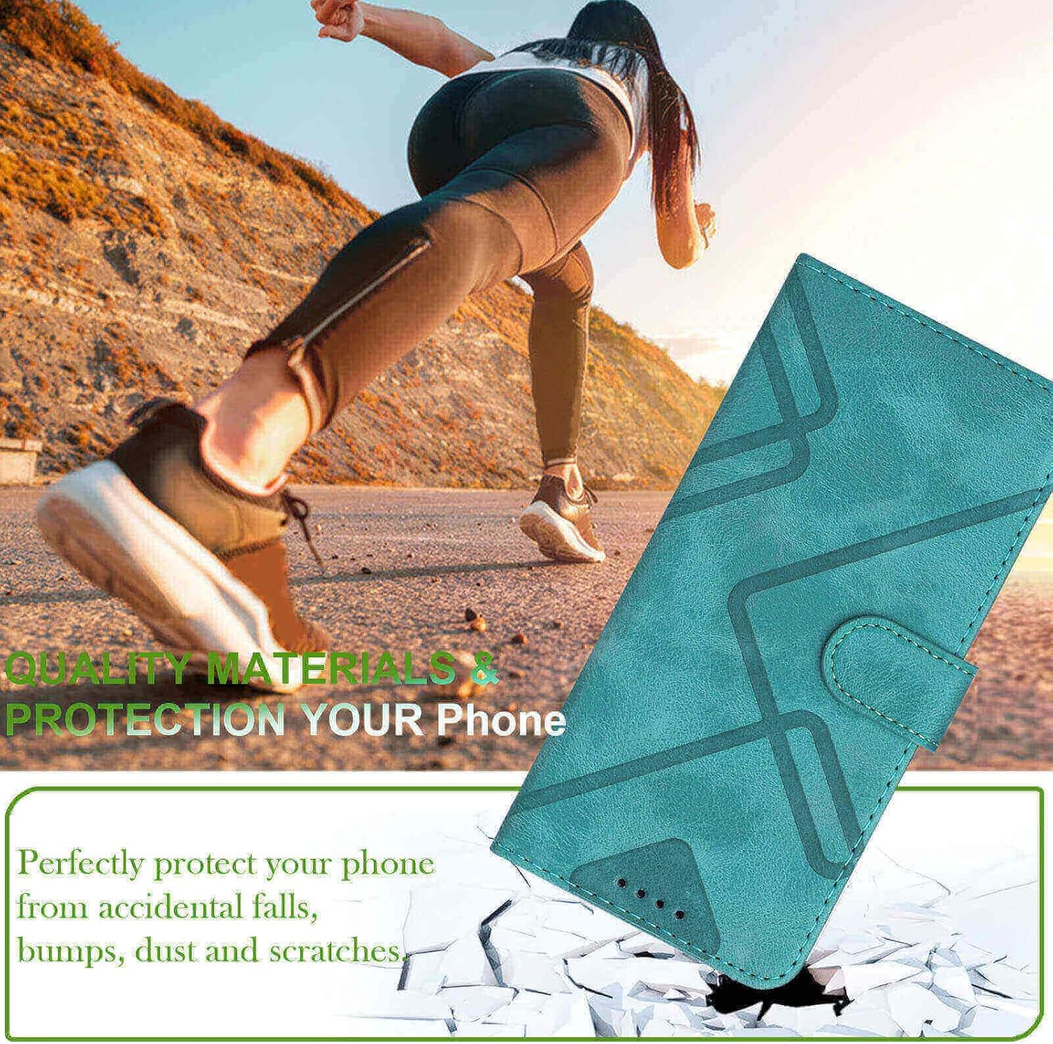 Funda protectora para Moto G Stylus 5G 2023 con función atril, correa de muñeca, cierre magnético, a prueba de golpes, para Moto G Stylus 5G 2023