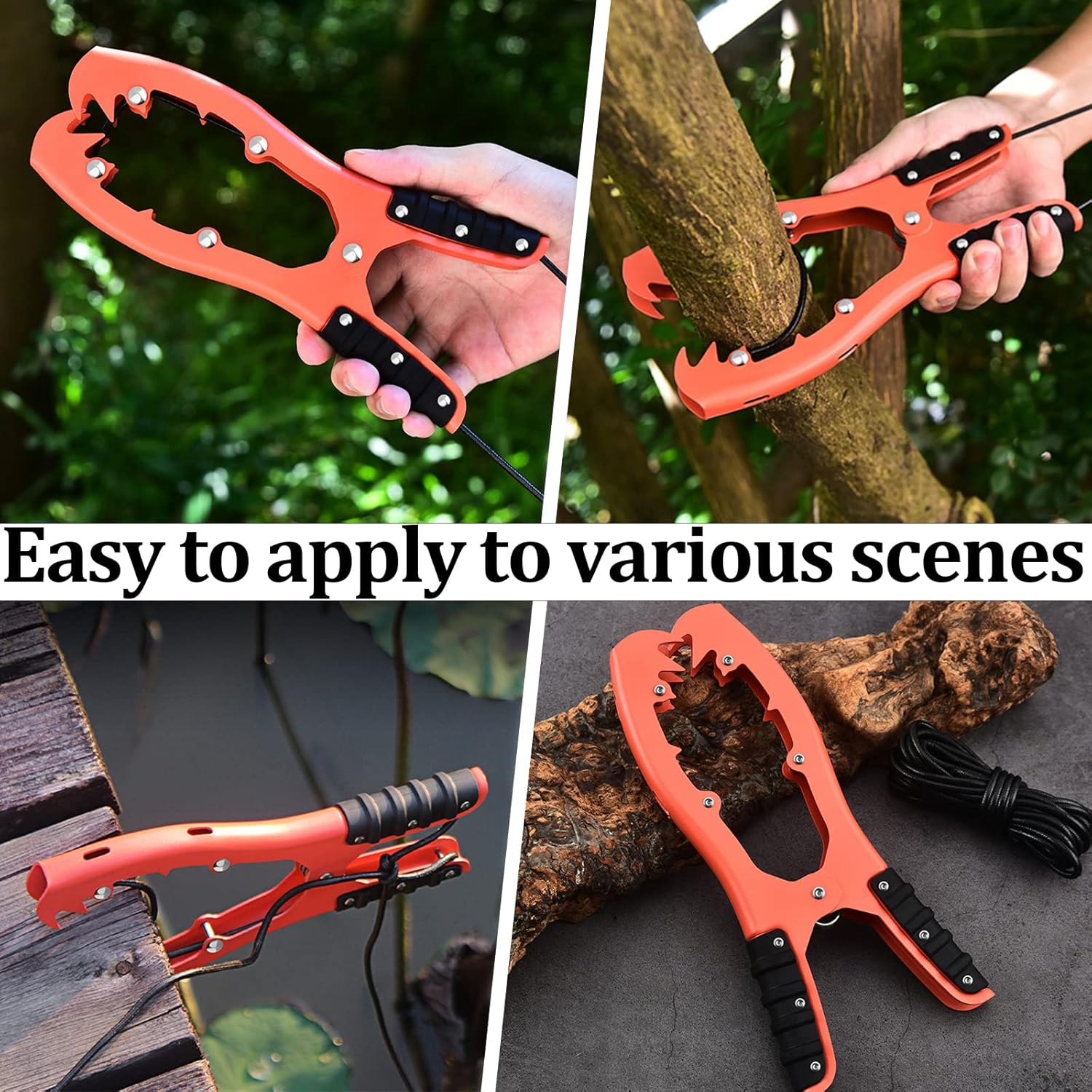lewkefx Kayak Canoa Anchor Grip, barco, tubo de flotador y accesorios de pesca de kayak, equipo de kayak, anclaje de abrazadera de cepillo con