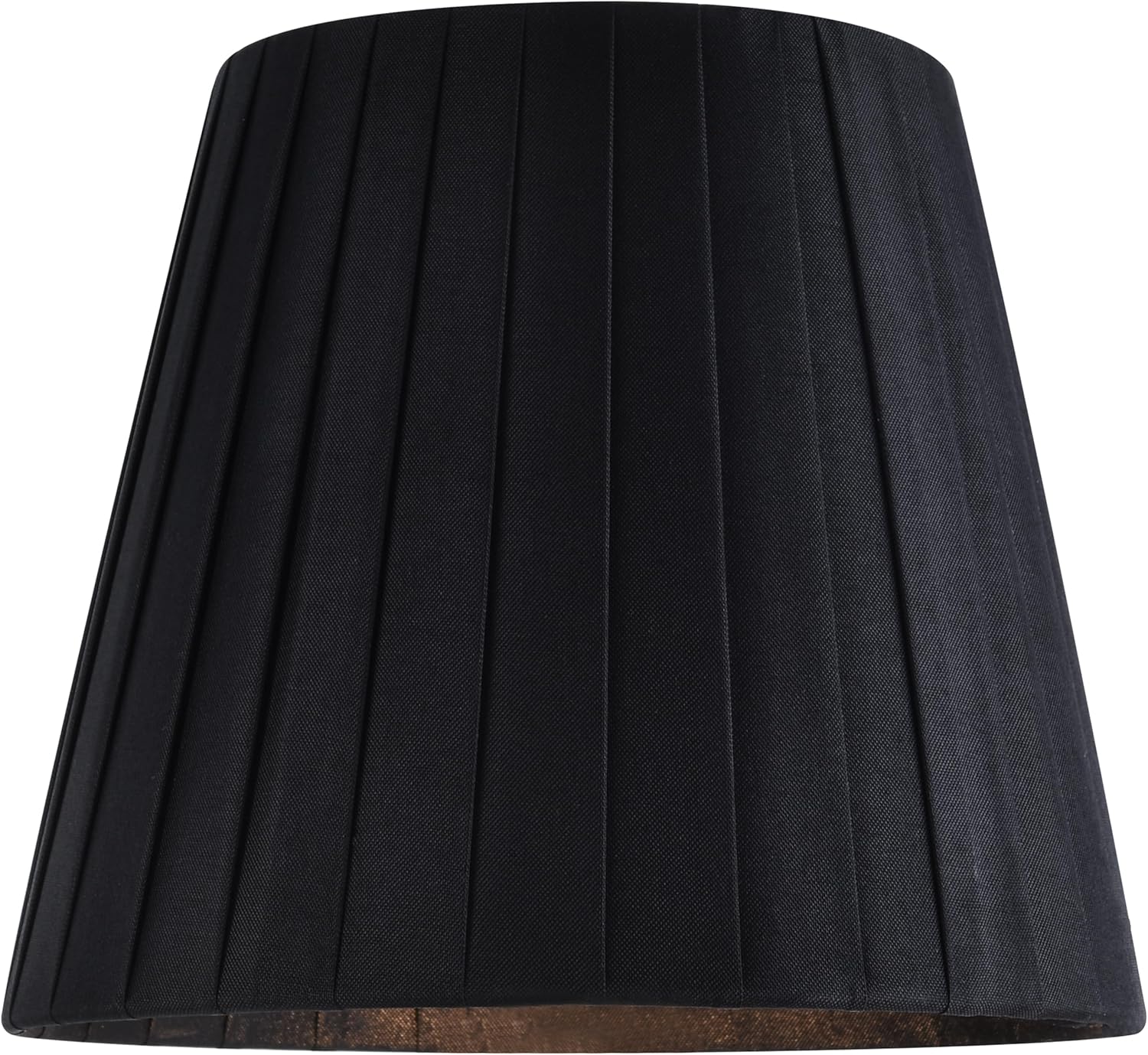 Juego de 6 lámparas de araña de lino natural negro con clip para candelabros, lámparas de pared y otros accesorios de iluminación con bombillas E12