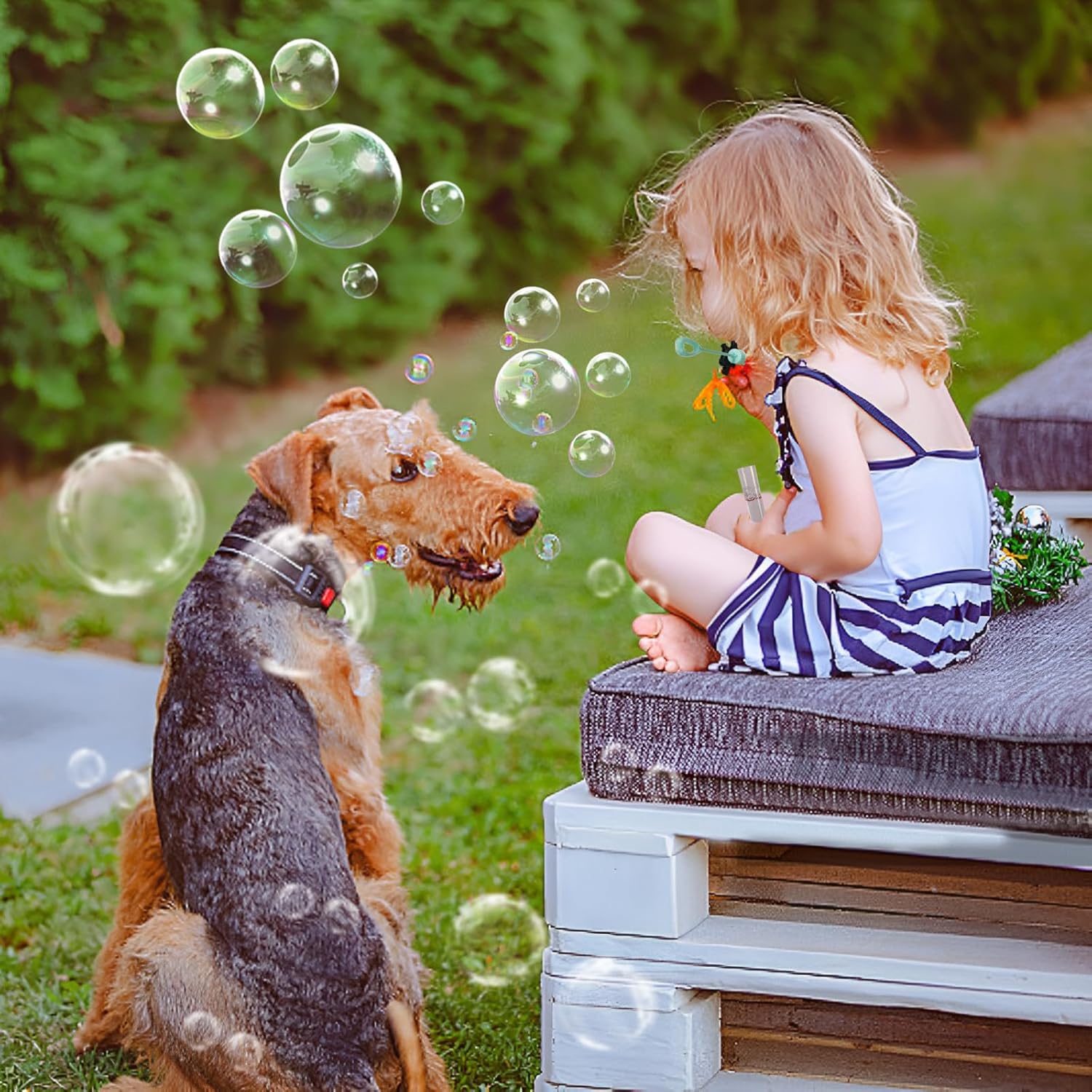 24 piezas de juguetes de animales de la selva, varita de burbujas para niños (6 estilos), bonita varita de burbujas ideal para animales del bosque,