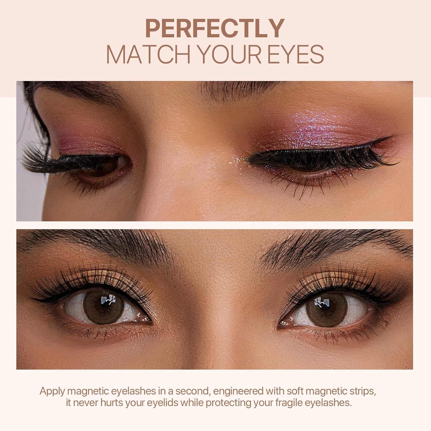 Manga Anime – Juego de extensiones de pestañas postizas de visón 3D, pestañas individuales, aspecto natural, pestañas postizas de visón 3D