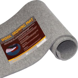 Alfombrilla de presión de lana de 60 x 22 pulgadas, almohadilla de planchado de acolchado 100% lana de fieltro de Nueva Zelanda para colchas, ideal Alfombrilla de presión de lana de 60 x 22 pulgadas, almohadilla de planchado de acolchado 100% lana de fieltro de Nueva Zelanda para colchas, ideal