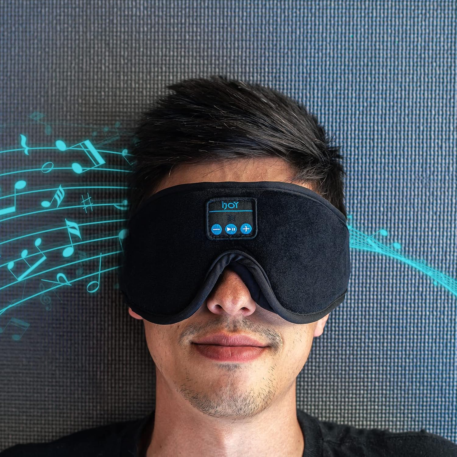 iJoy Audífonos para dormir con Bluetooth con controles integrados y altavoces suaves, regalos tecnológicos acogedores para hombres, mujeres, niños,