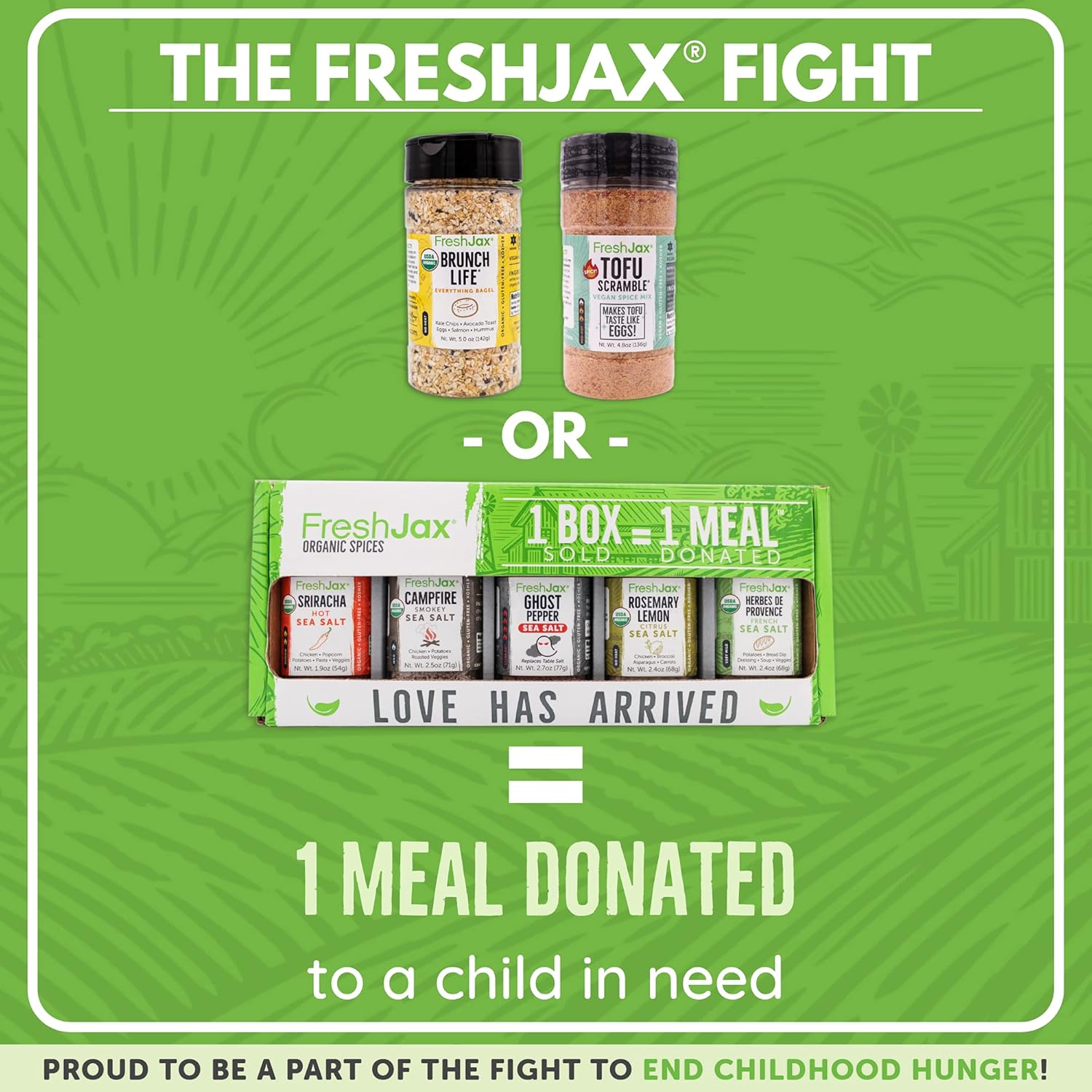 FreshJax Paquete de muestra de condimentos sin sal  3 mezclas picante para todo propósito, hierba italiana y gralic  Hecho a mano en Jacksonville,