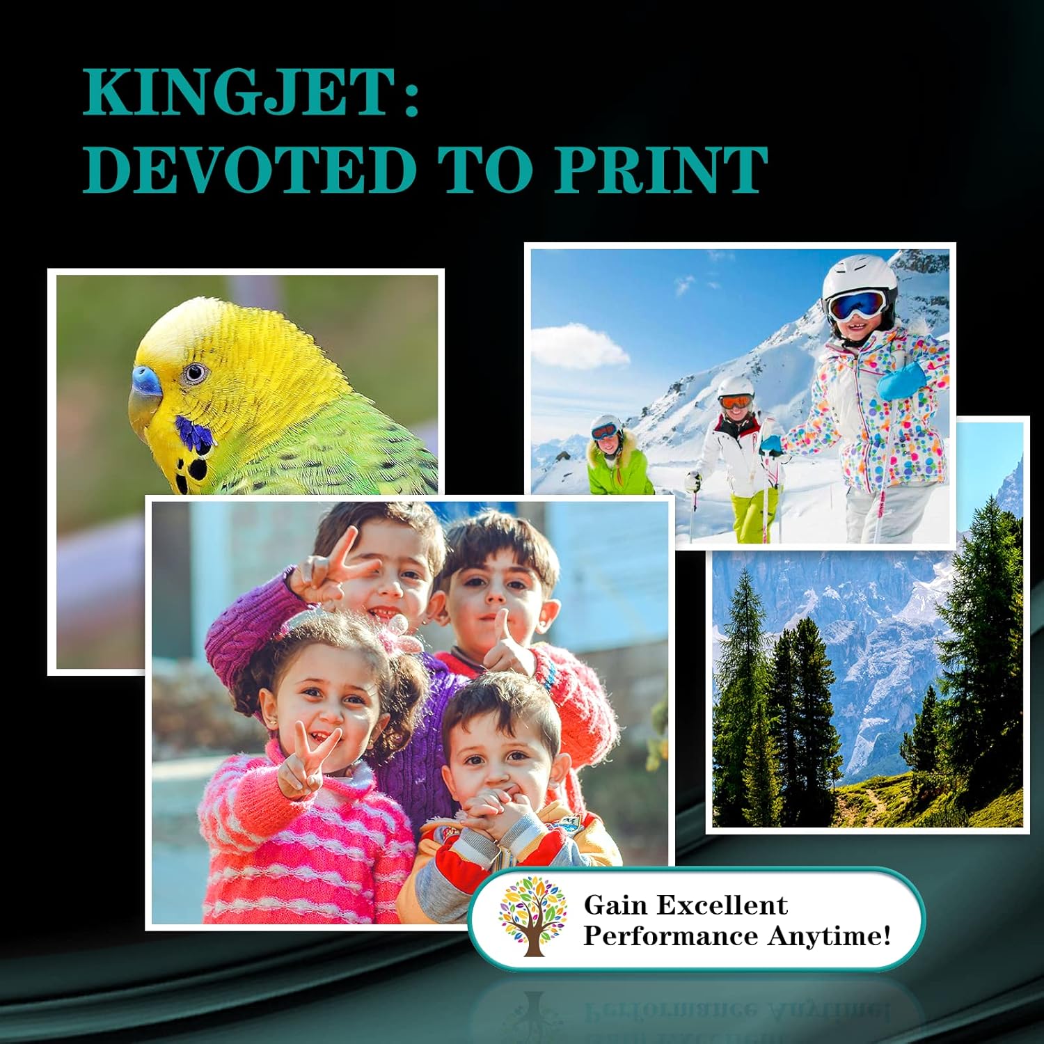 Kingjet Compatible con cartuchos de tinta Brother LC3013, repuesto negro para impresoras Brother LC3013 LC3011 LC 3013 LC 3011 Uso con impresoras