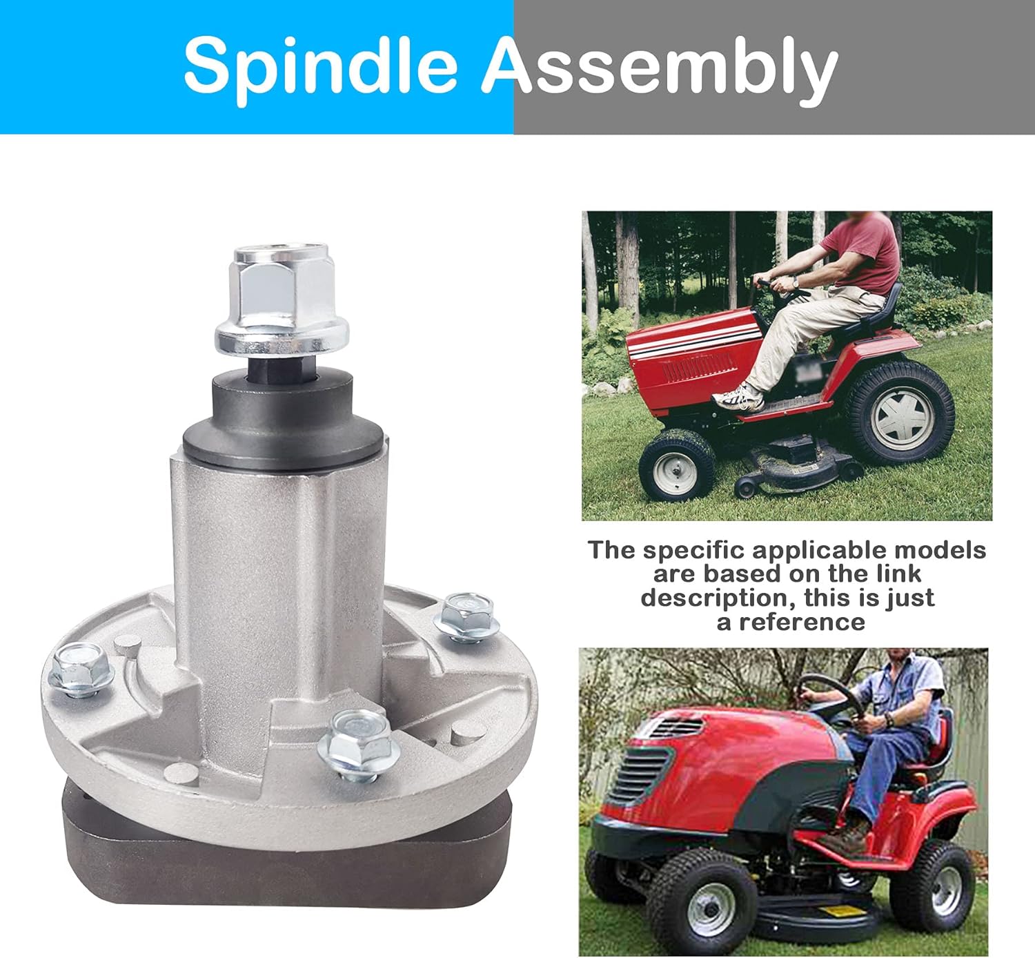 Kit de reconstrucción de husillo de cubierta de cortacésped de 42 pulgadas con cinturón, apto para John Deere L100 L108 L110 L111 L118 GY20995,