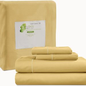 LANE LINEN Juego de sábanas de bambú tamaño matrimonial, sábanas de 100 % rayón de bambú, juego de sábanas lujosamente suaves, transpirables y LANE LINEN Juego de sábanas de bambú tamaño matrimonial, sábanas de 100 % rayón de bambú, juego de sábanas lujosamente suaves, transpirables y