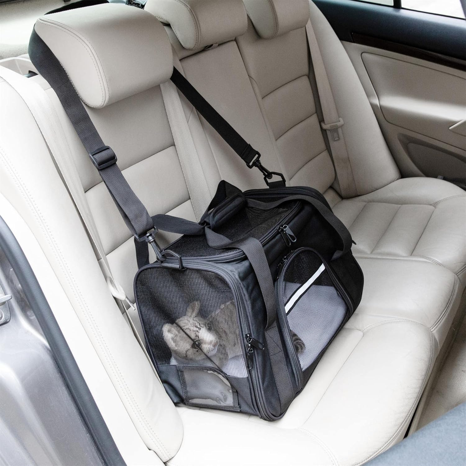 Transportador para perros medianos, bolsa de transporte para perros pequeños, transportador de gatos para gatos medianos, transportador de mascotas