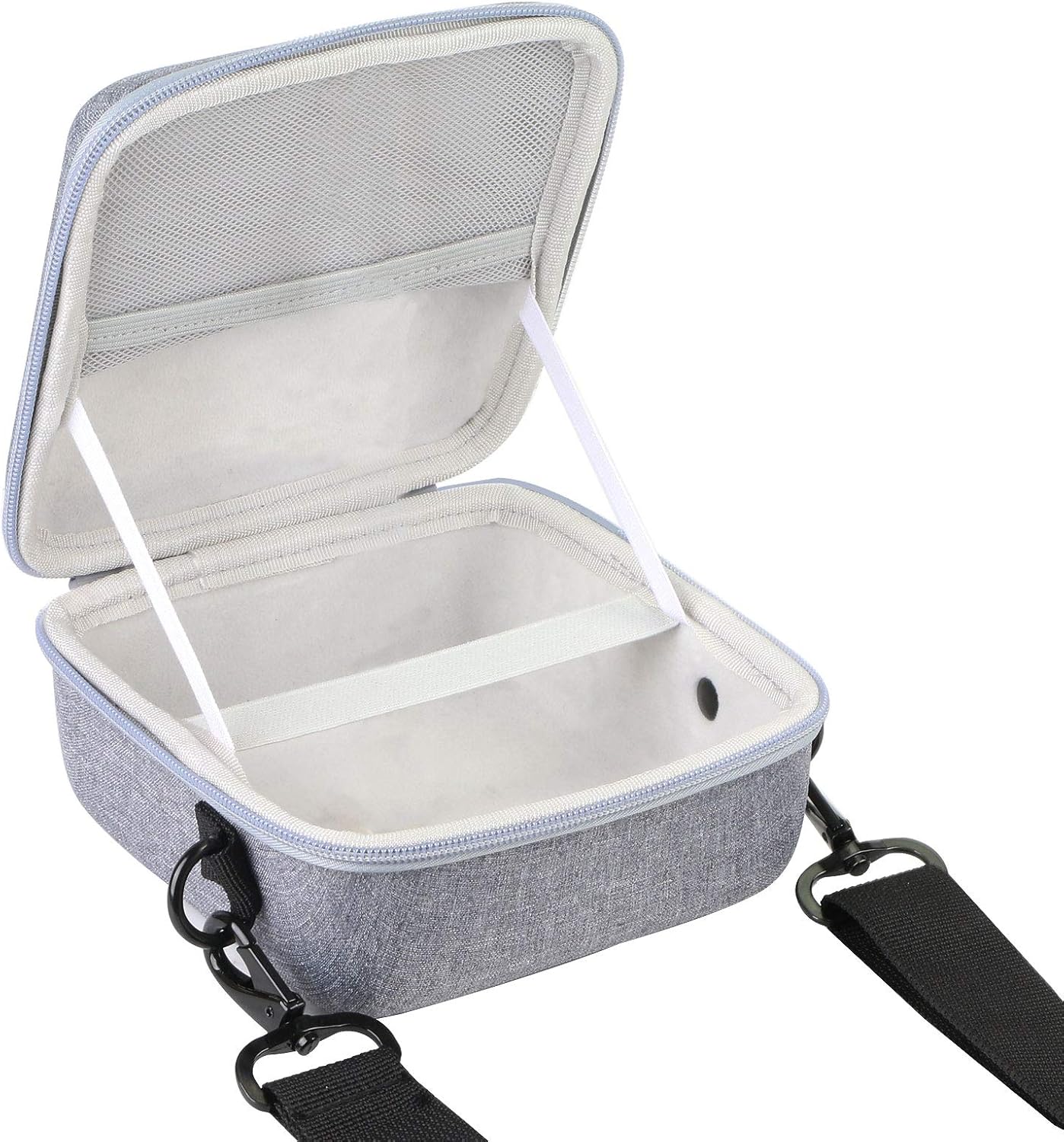 Aenllosi Estuche rígido de transporte compatible con cámara instantánea Fujifilm Instax Square SQ1, bolsillo de malla para película Fujifilm Instax