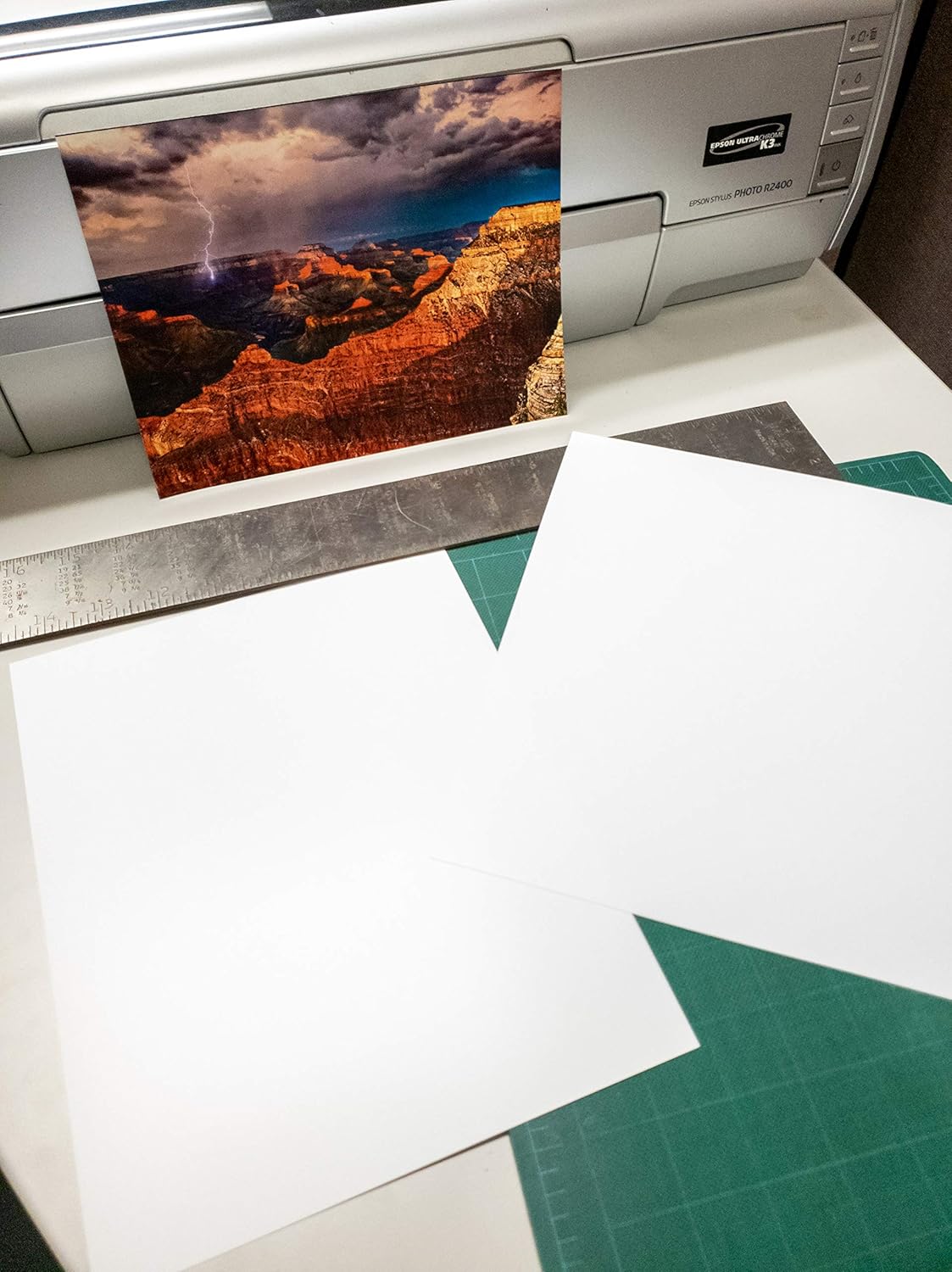 5″ X 7″ Smooth Fine Art Archive – Inyección de tinta de doble cara blanca brillante – 50 hojas