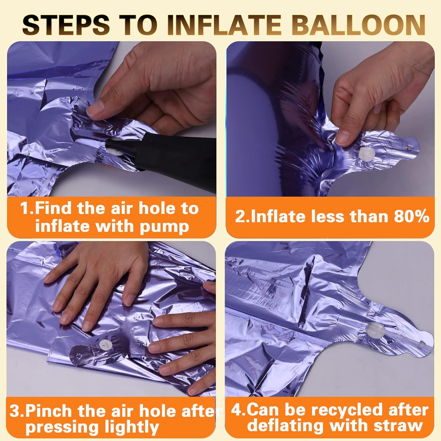 Globo morado gigante de 40 pulgadas con el número 3, globos de aluminio de Mylar con helio para fiestas de cumpleaños, decoraciones de tercer