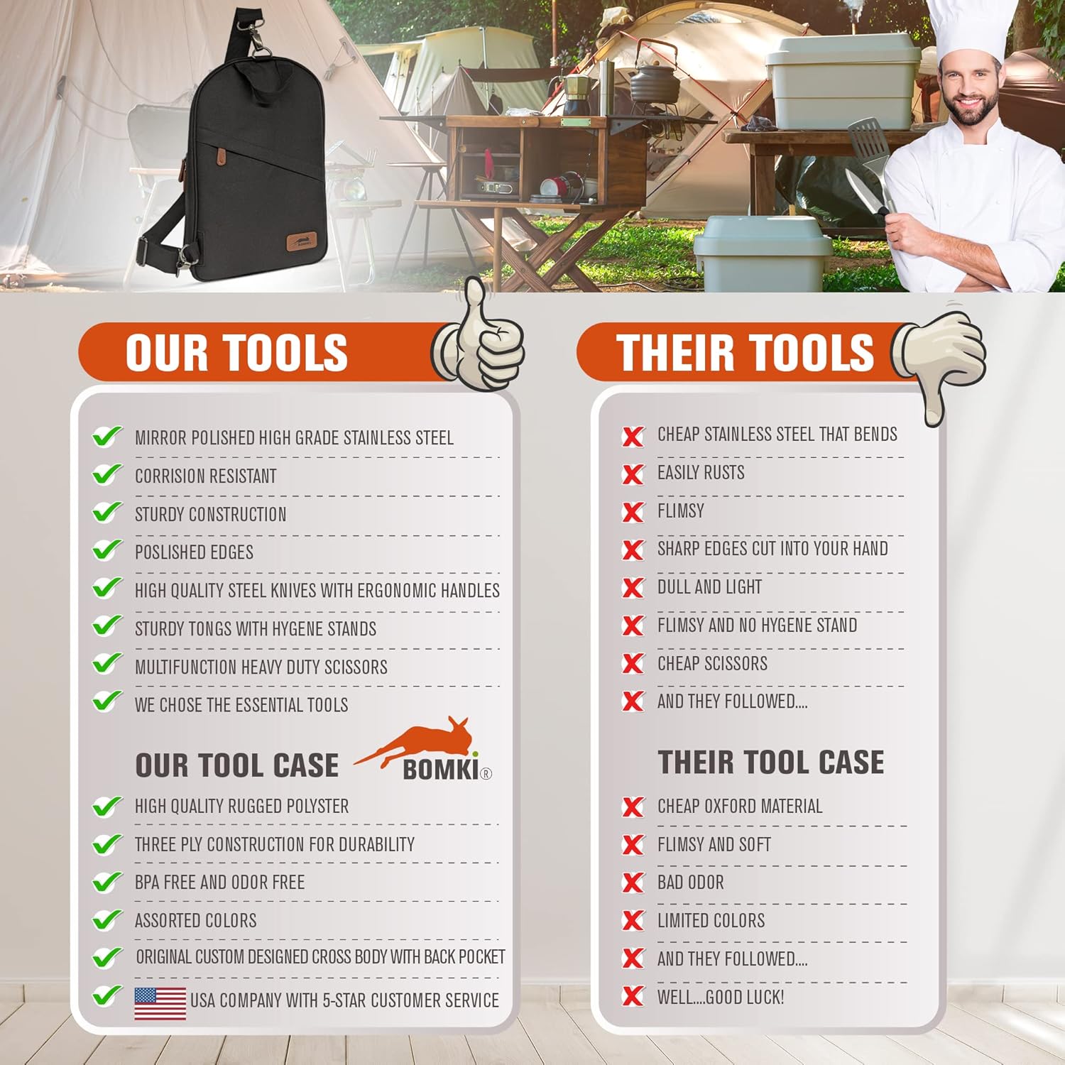 Juego de utensilios de cocina para asar y acampar al aire libre, barbacoa, juego de utensilios de cocina para camping, accesorios de cocina,
