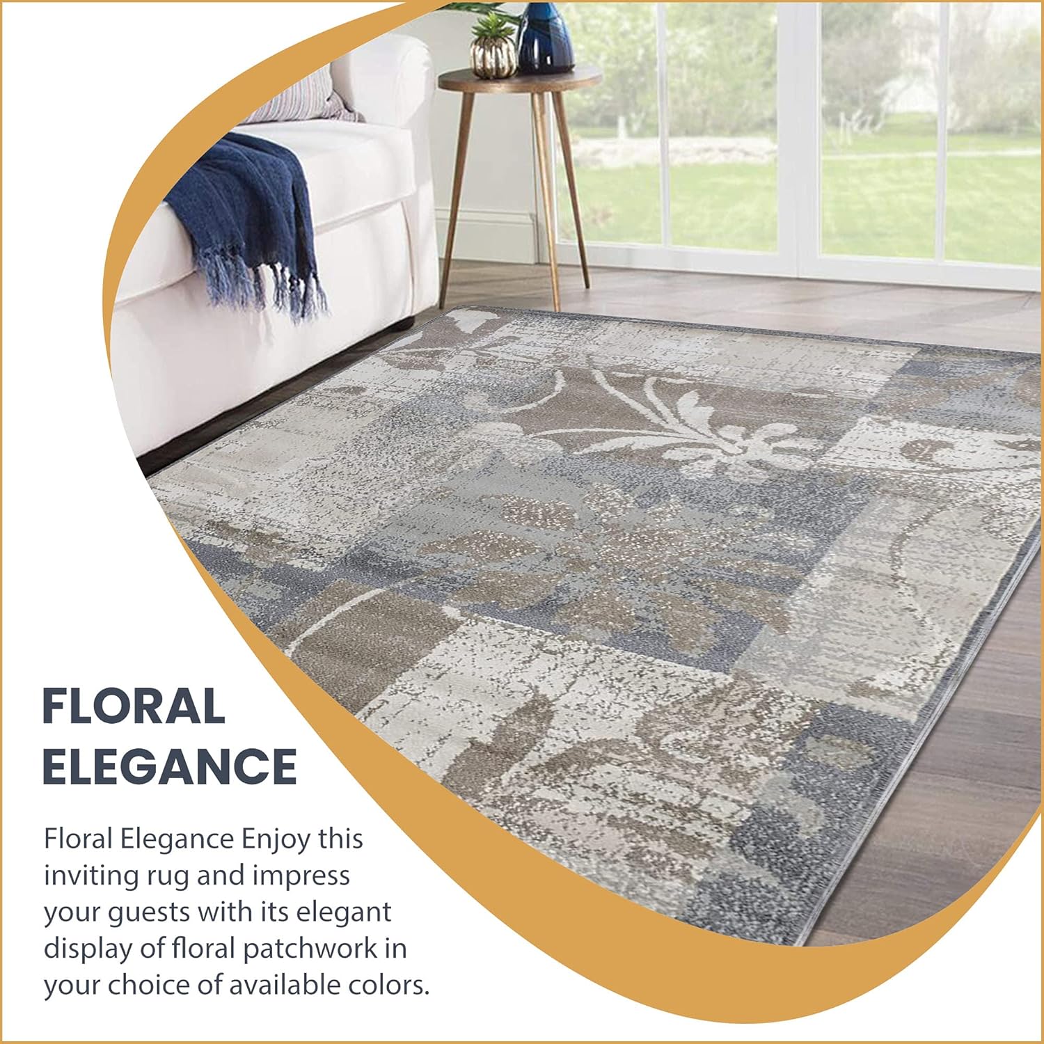 SUPERIOR Alfombra de interior con respaldo de yute, perfecta para pasillo, entrada, oficina, sala de estarcomedor, dormitorio, cocina, piso,