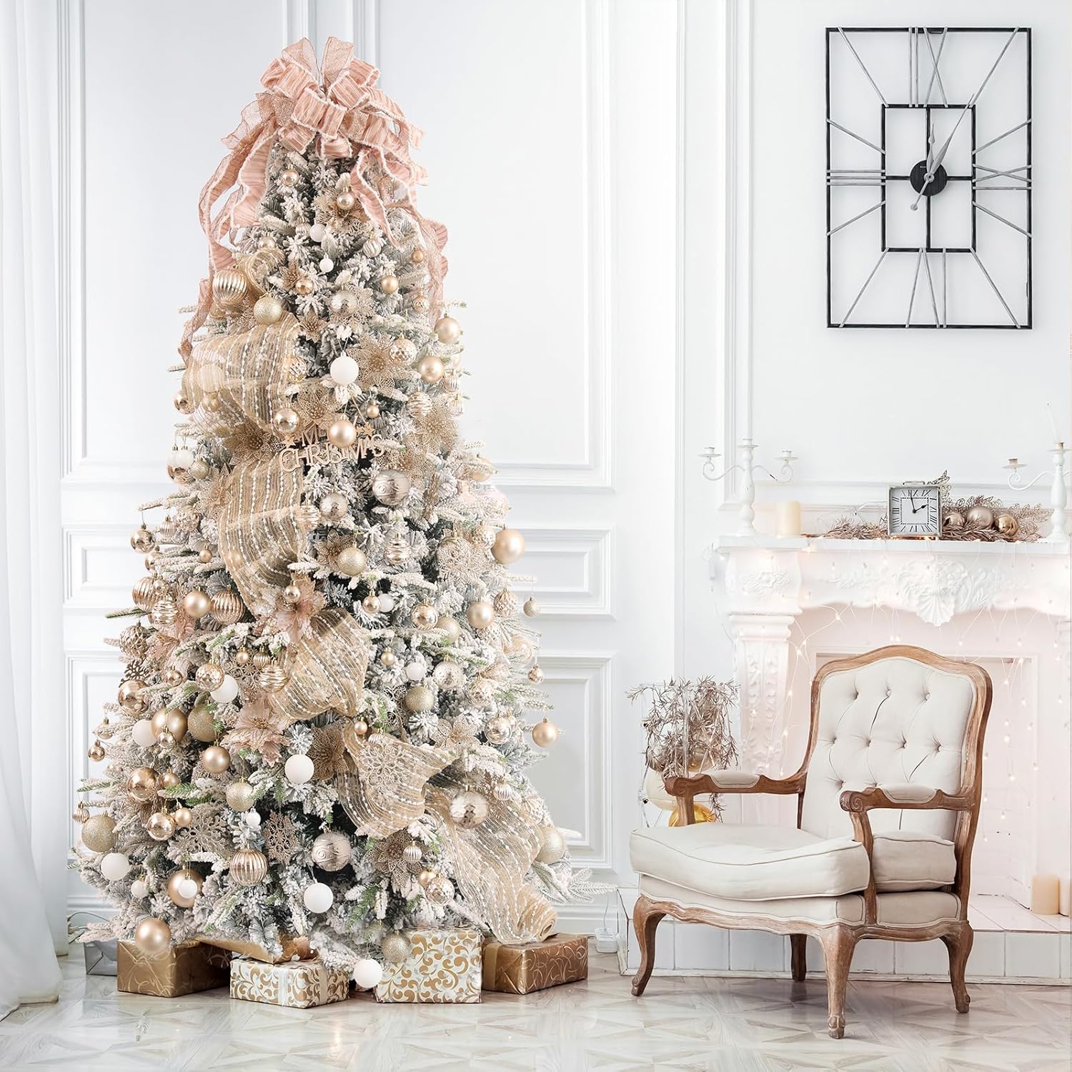 Wironlst Adornos de bola de Navidad  30 adornos de Navidad de plástico inastillables para árbol de Navidad, vacaciones, boda, fiesta (varios