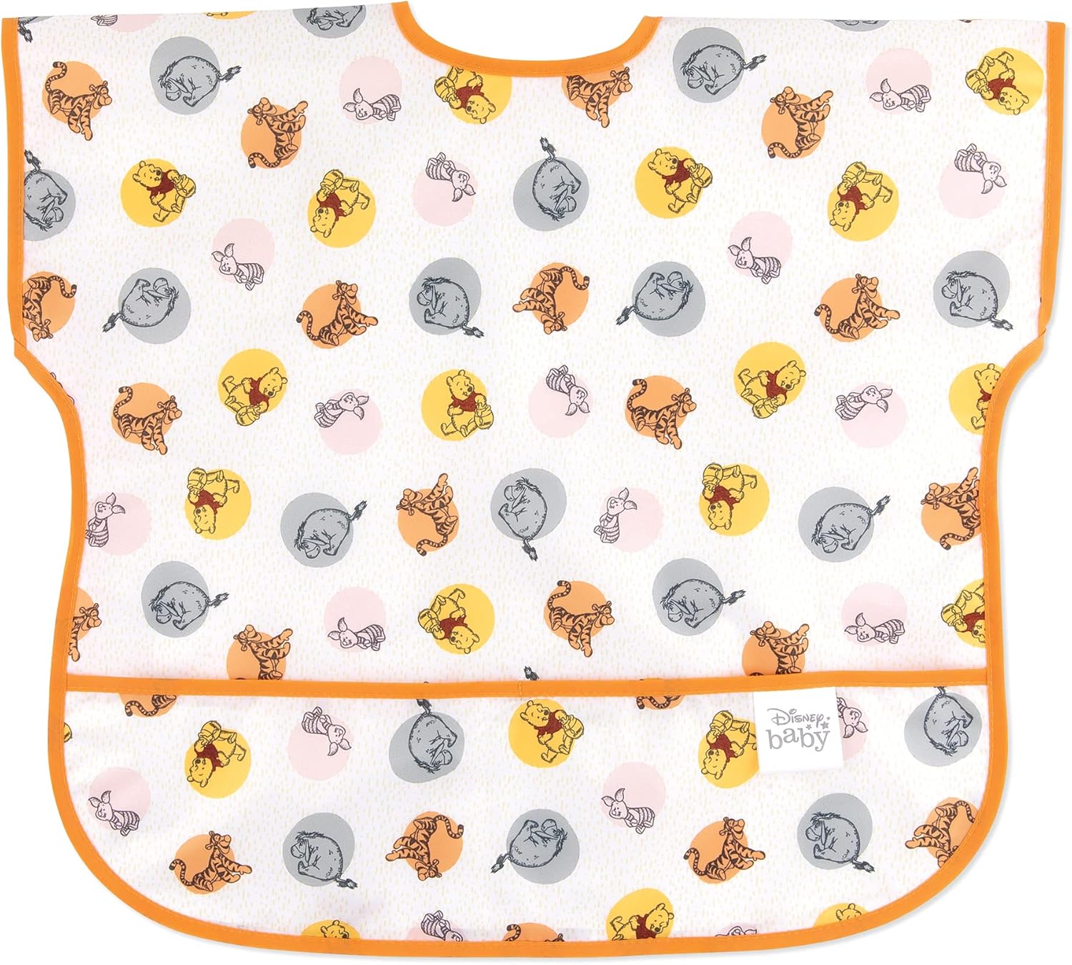 Bumkins Baberos para bebés y niños pequeños, baberos para niñas y niños, grandes para 1-3 años, babero impermeable de manga corta para niños
