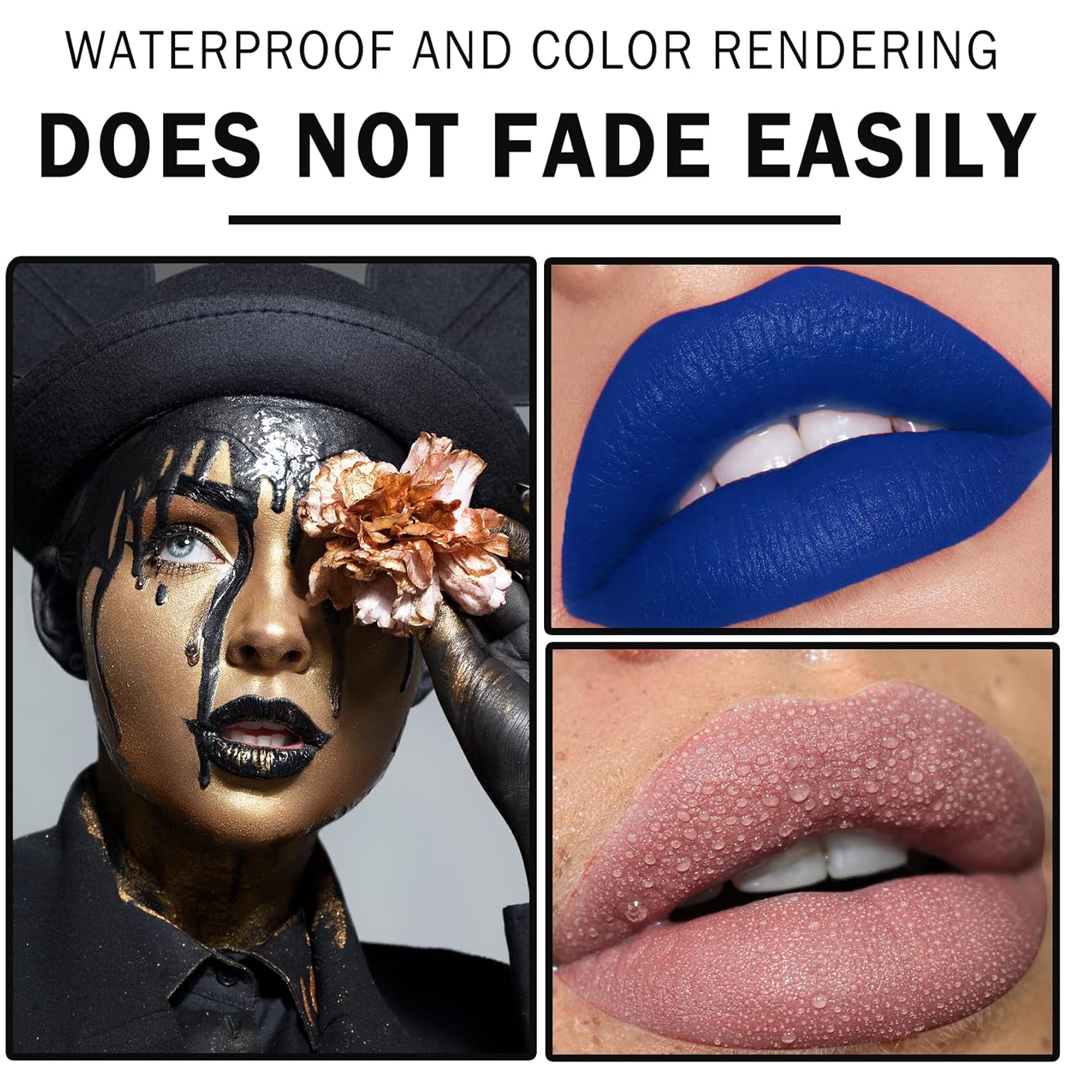 Vampire Color Rojo Oscuro Mate Lápiz Labial Líquido Lápiz Labial Terciopelo Brillo Labial Mancha De Labios Larga Duración Impermeable Antiadherente