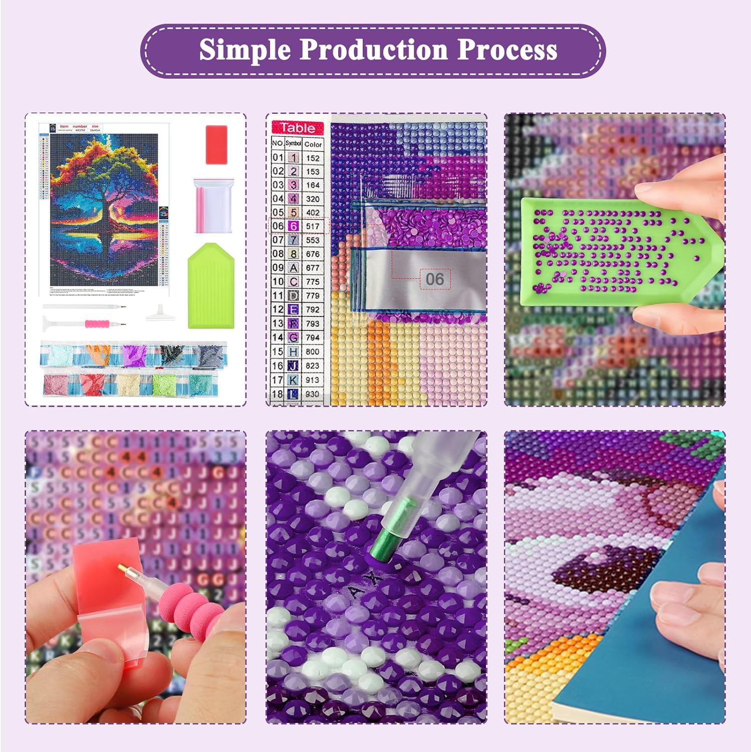Lxmsja Colorido árbol de la vida con diamantes para adultos, kit de arte de diamantes de imitación 5D DIY, kit de arte de diamantes de imitación