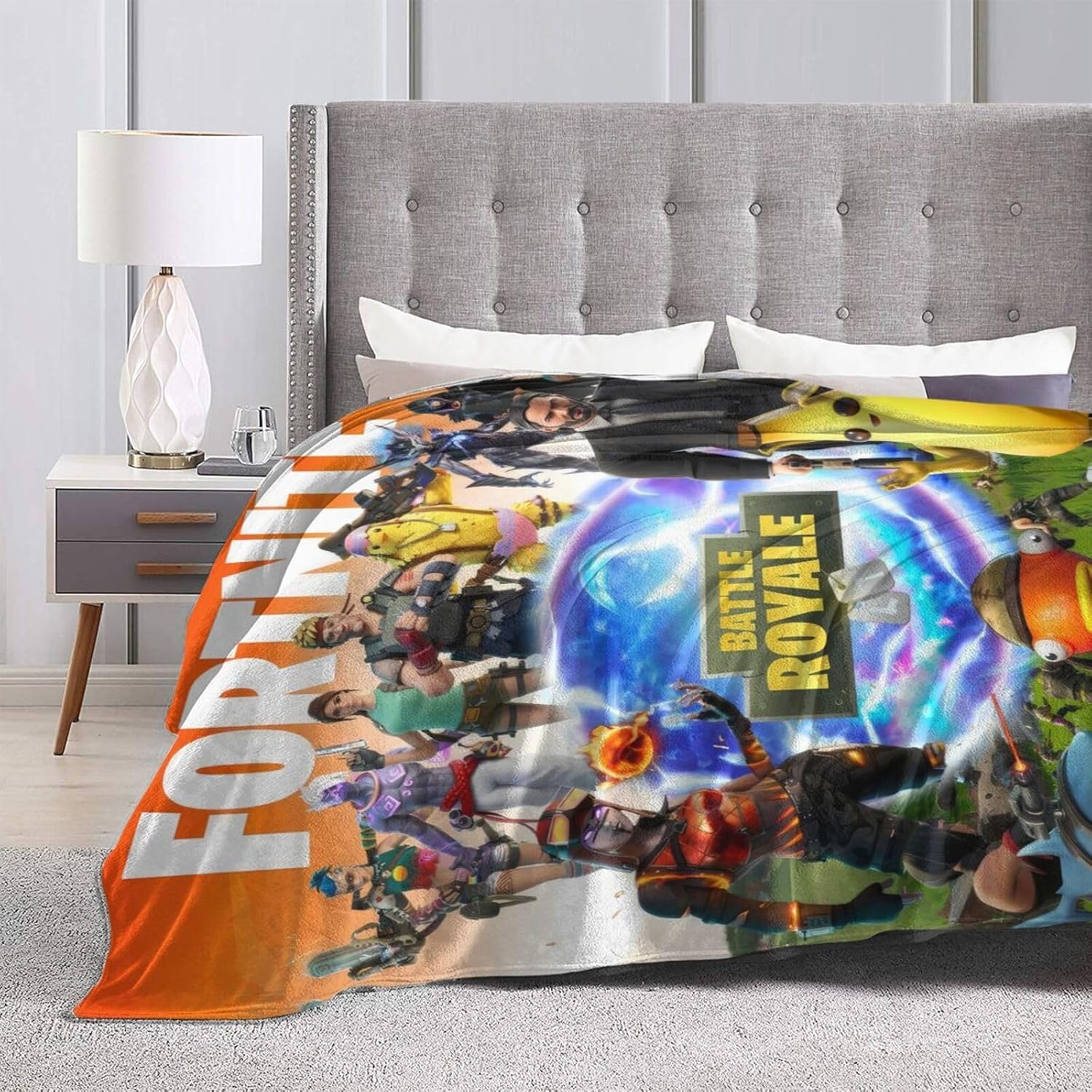 Manta de juego de dibujos animados, manta ultrasuave para sofá, cama, sala de estar, dormitorio, automóvil, 60 x 50 pulgadas