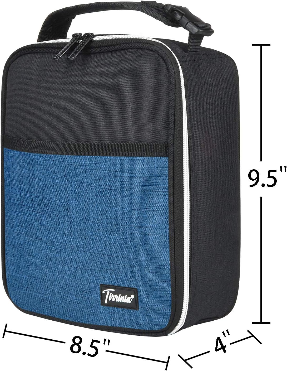 Lonchera pequeña con aislamiento para hombres y mujeres, a prueba de salpicaduras, portátil, reutilizable, lonchera térmica, bolsa refrigerante para